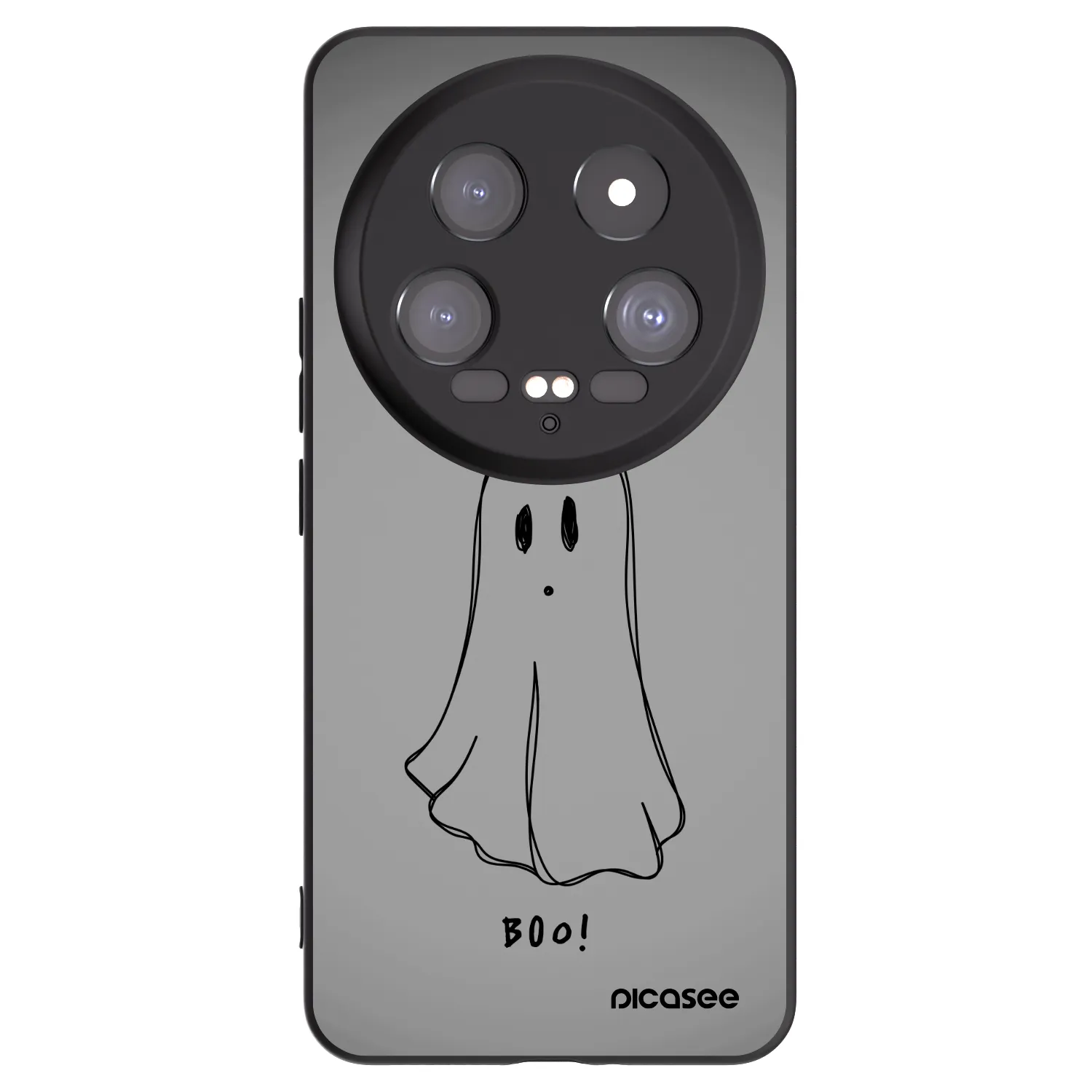 Picasee Μαύρη θήκη σιλικόνης για Xiaomi 14 Ultra - Ghost