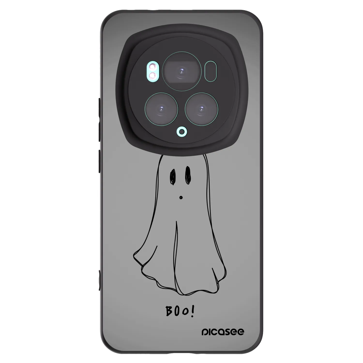 Picasee Μαύρη θήκη σιλικόνης για Honor Magic6 Pro - Ghost