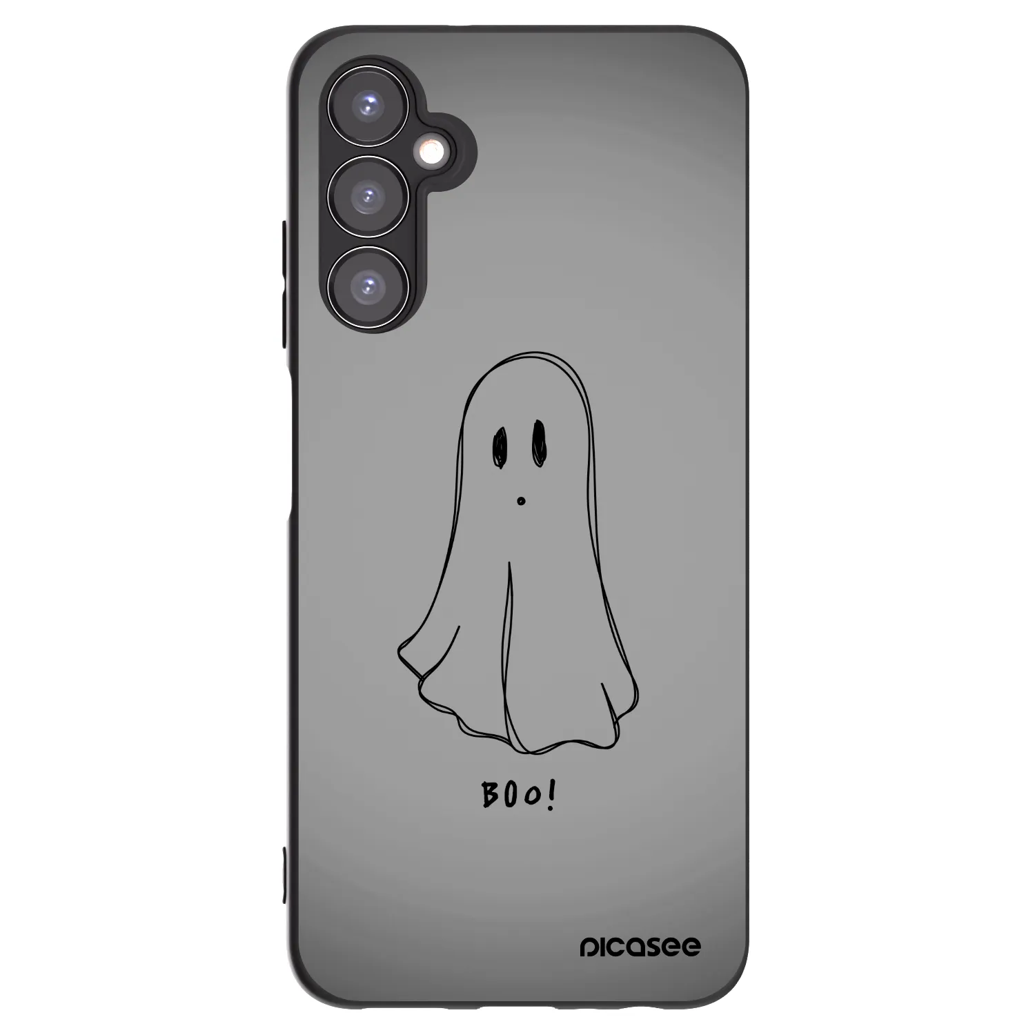 Picasee Μαύρη θήκη σιλικόνης για Samsung Galaxy A05s A057G - Ghost