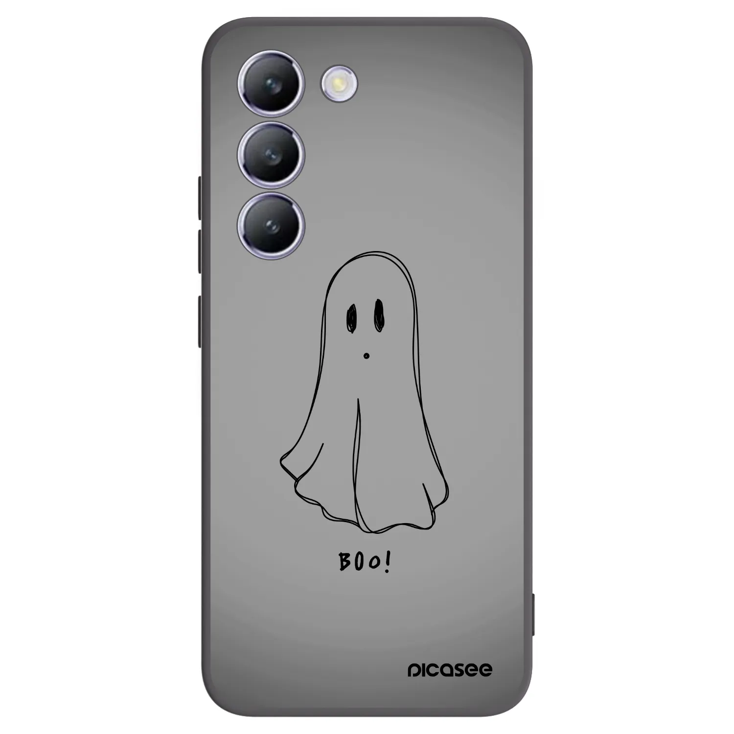 Picasee Μαύρη θήκη σιλικόνης για Vivo V40 SE 5G - Ghost