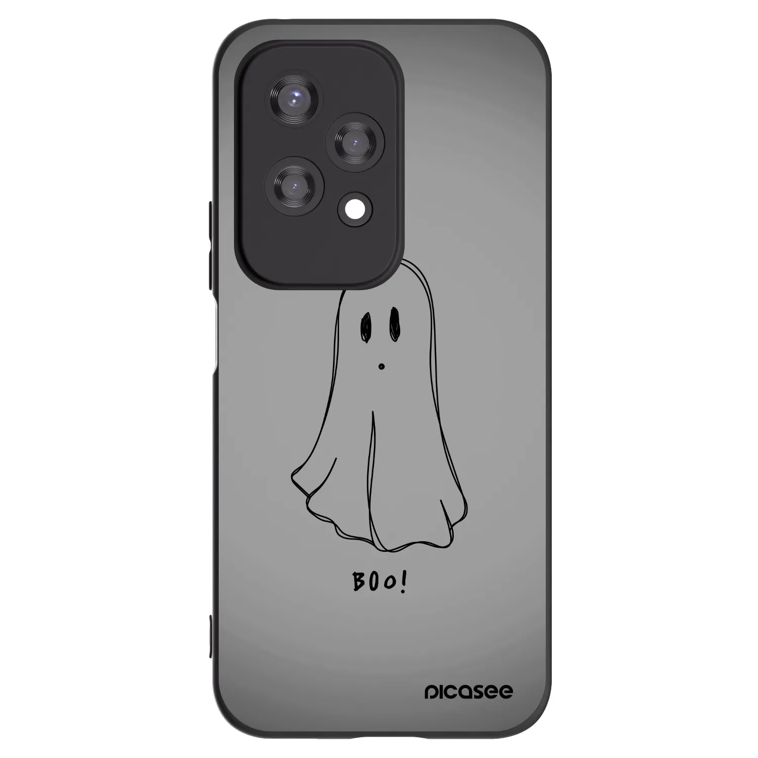 Picasee Μαύρη θήκη σιλικόνης για Honor 200 Lite - Ghost