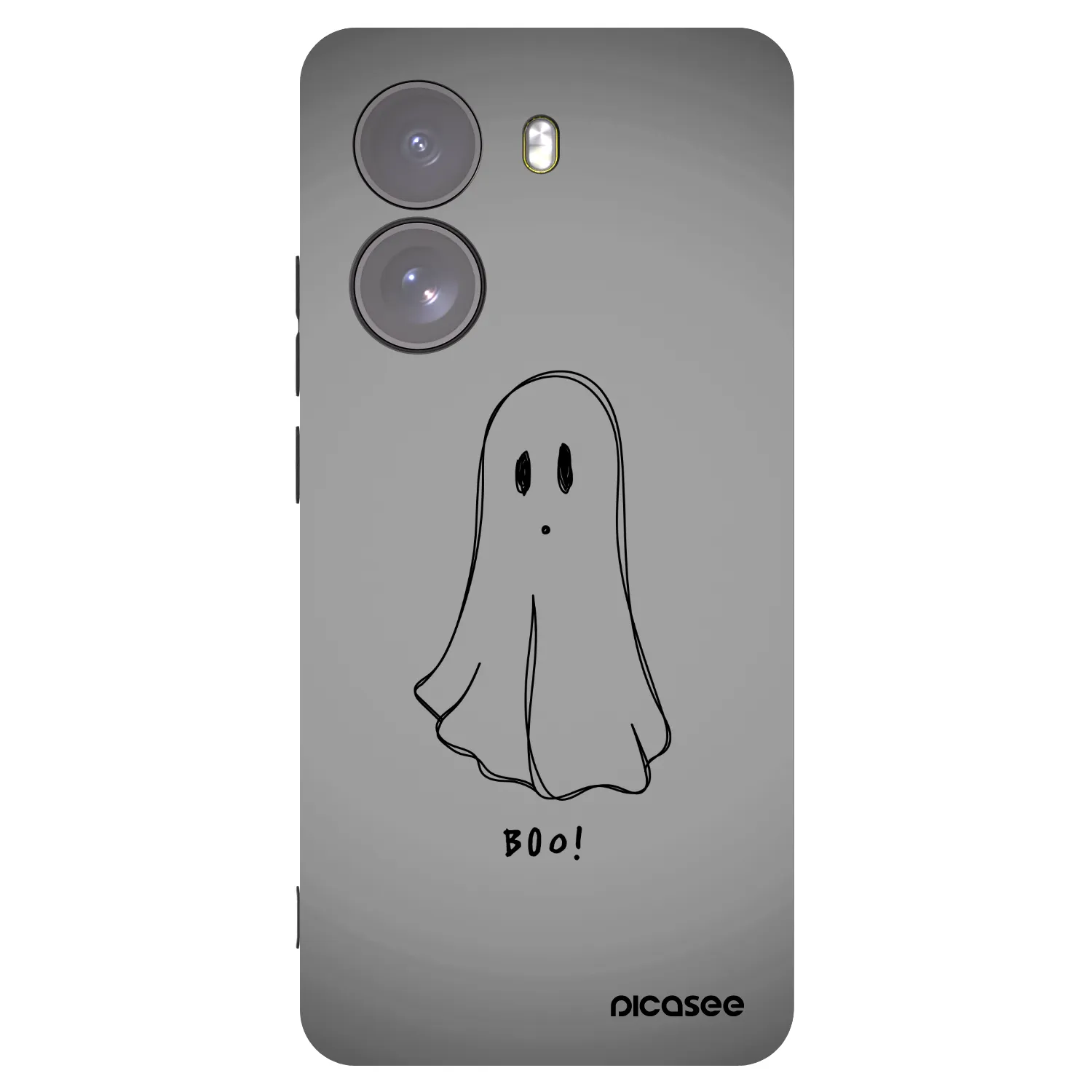 Picasee Μαύρη θήκη σιλικόνης για Xiaomi Poco X7 - Ghost