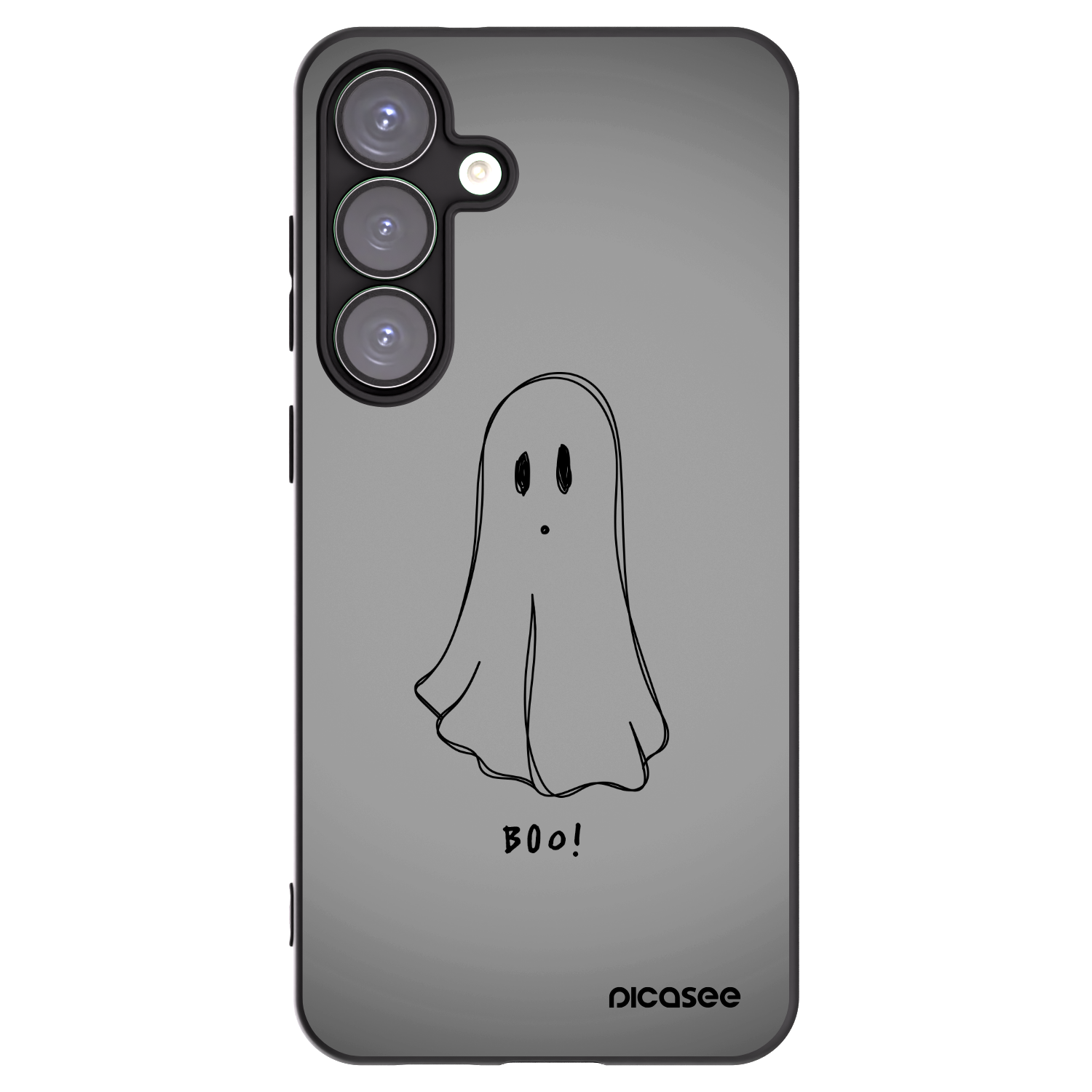Picasee Μαύρη θήκη σιλικόνης για Samsung Galaxy S25+ 5G - Ghost
