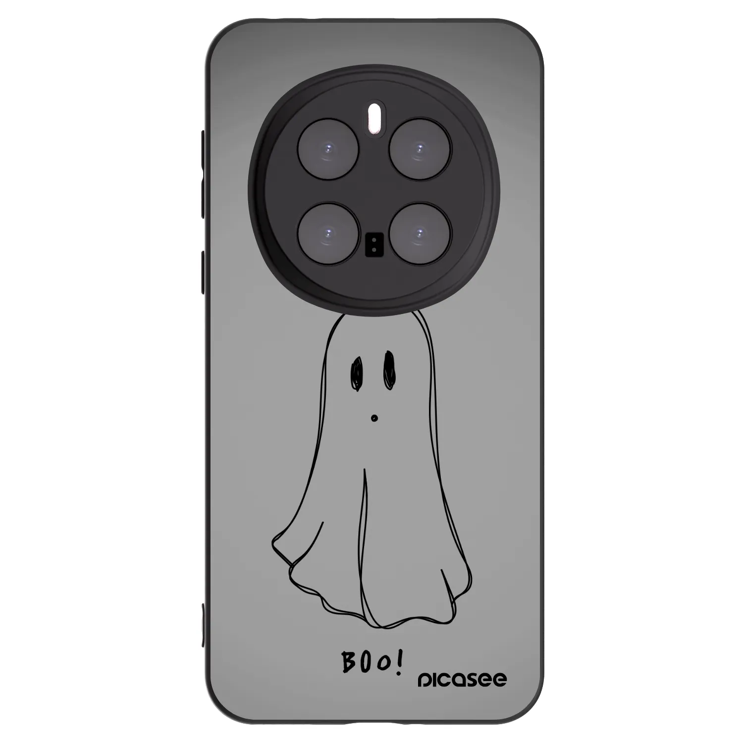 Picasee Μαύρη θήκη σιλικόνης για Honor Magic7 Pro 5G - Ghost