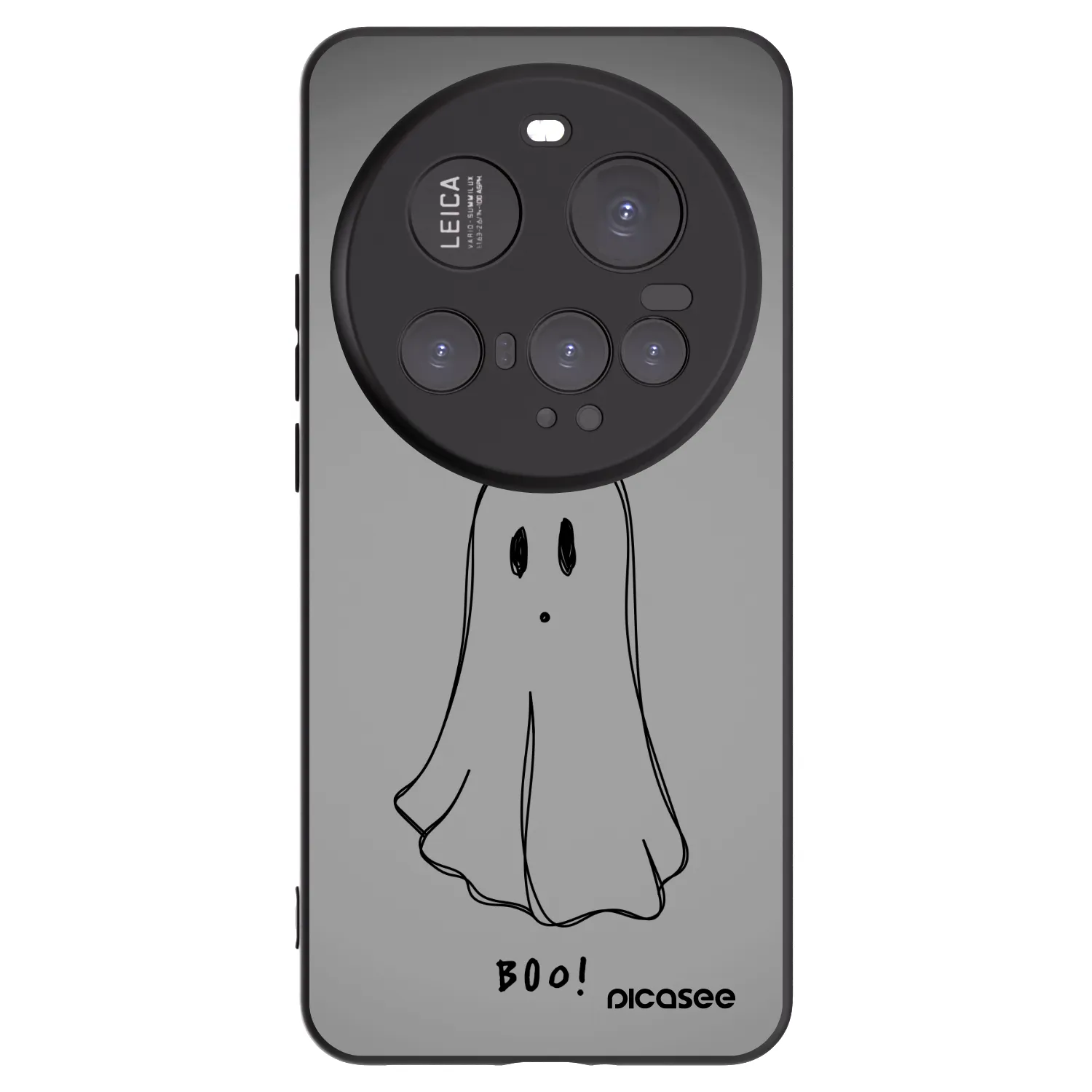 Picasee Μαύρη θήκη σιλικόνης για Xiaomi 15 Ultra - Ghost