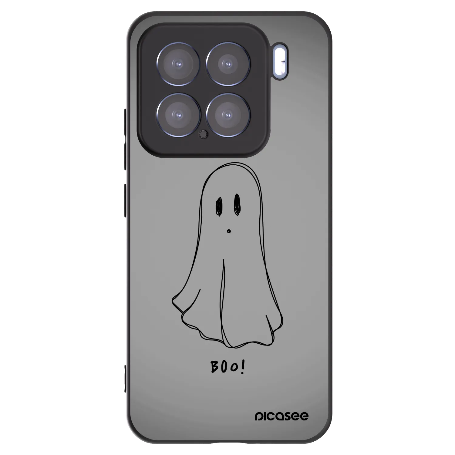 Picasee Μαύρη θήκη σιλικόνης για Xiaomi 15 - Ghost