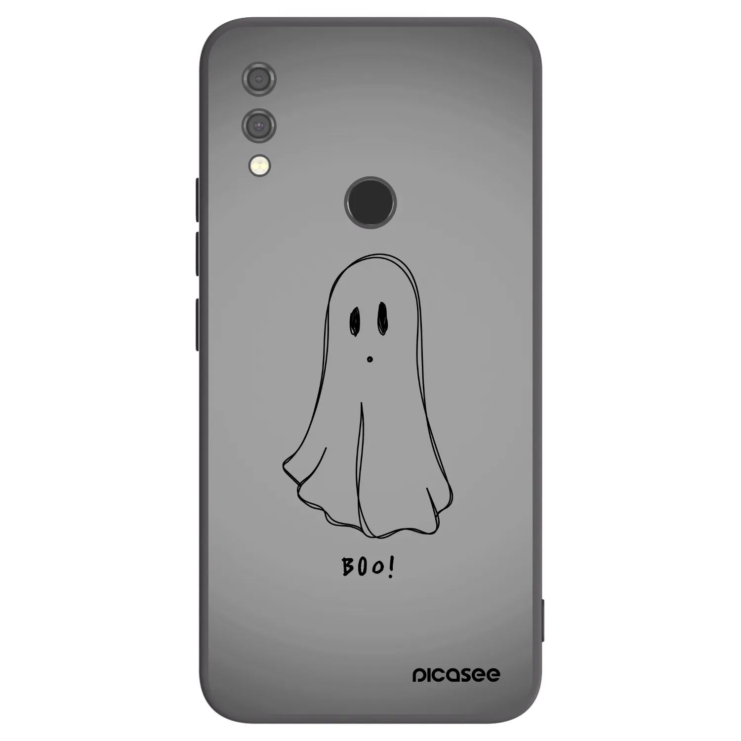 Picasee Μαύρη θήκη σιλικόνης για Xiaomi Redmi Note 7 - Ghost