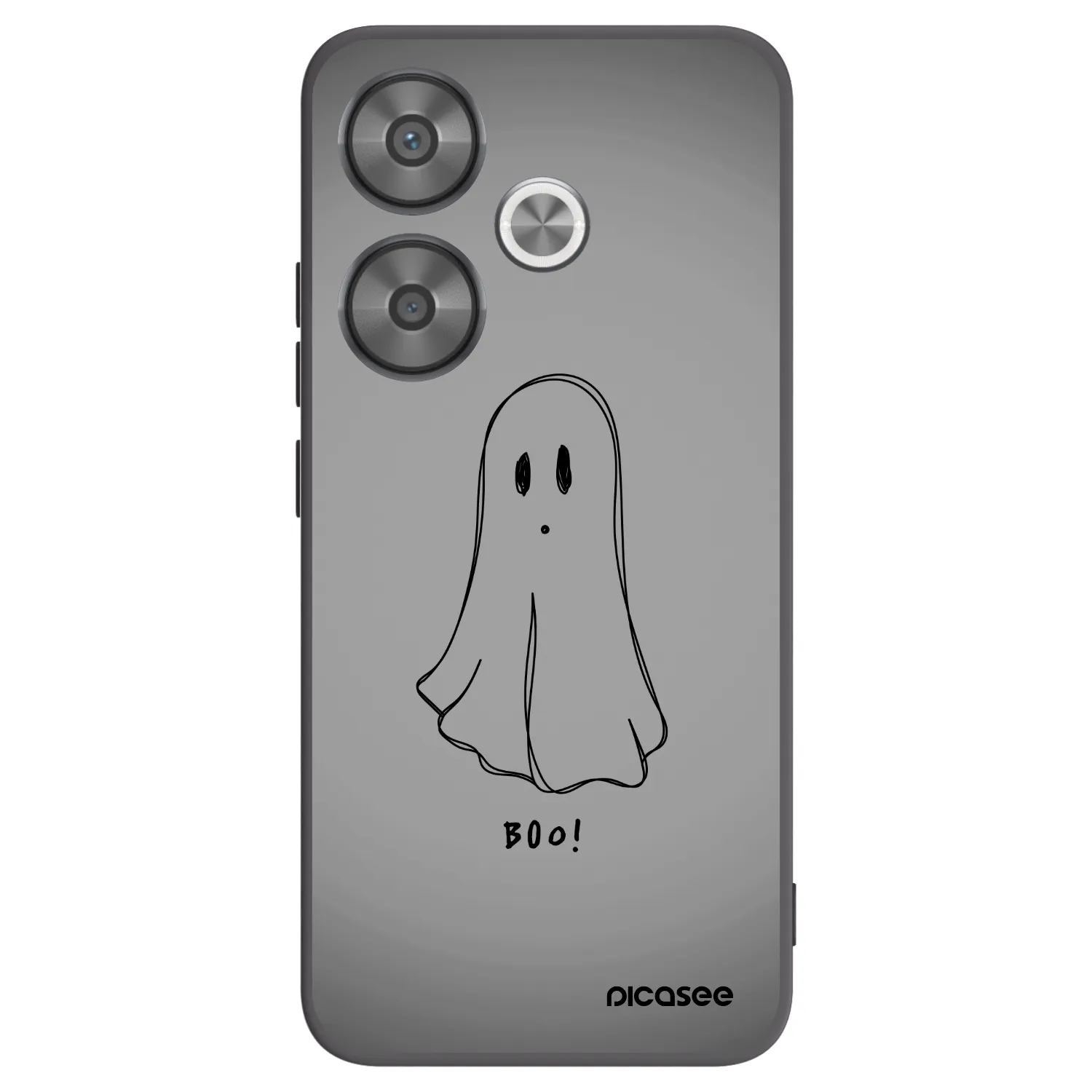 Picasee Μαύρη θήκη σιλικόνης για Xiaomi Poco F6 - Ghost