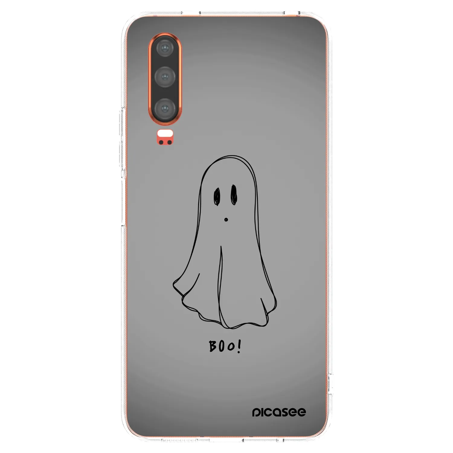 Picasee διαφανής θήκη σιλικόνης Huawei P30 - Ghost