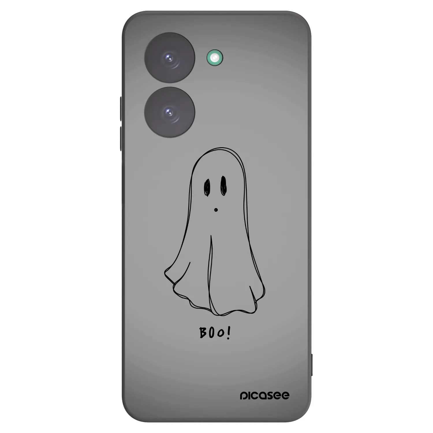 Picasee Μαύρη θήκη σιλικόνης για Xiaomi Redmi A5 - Ghost