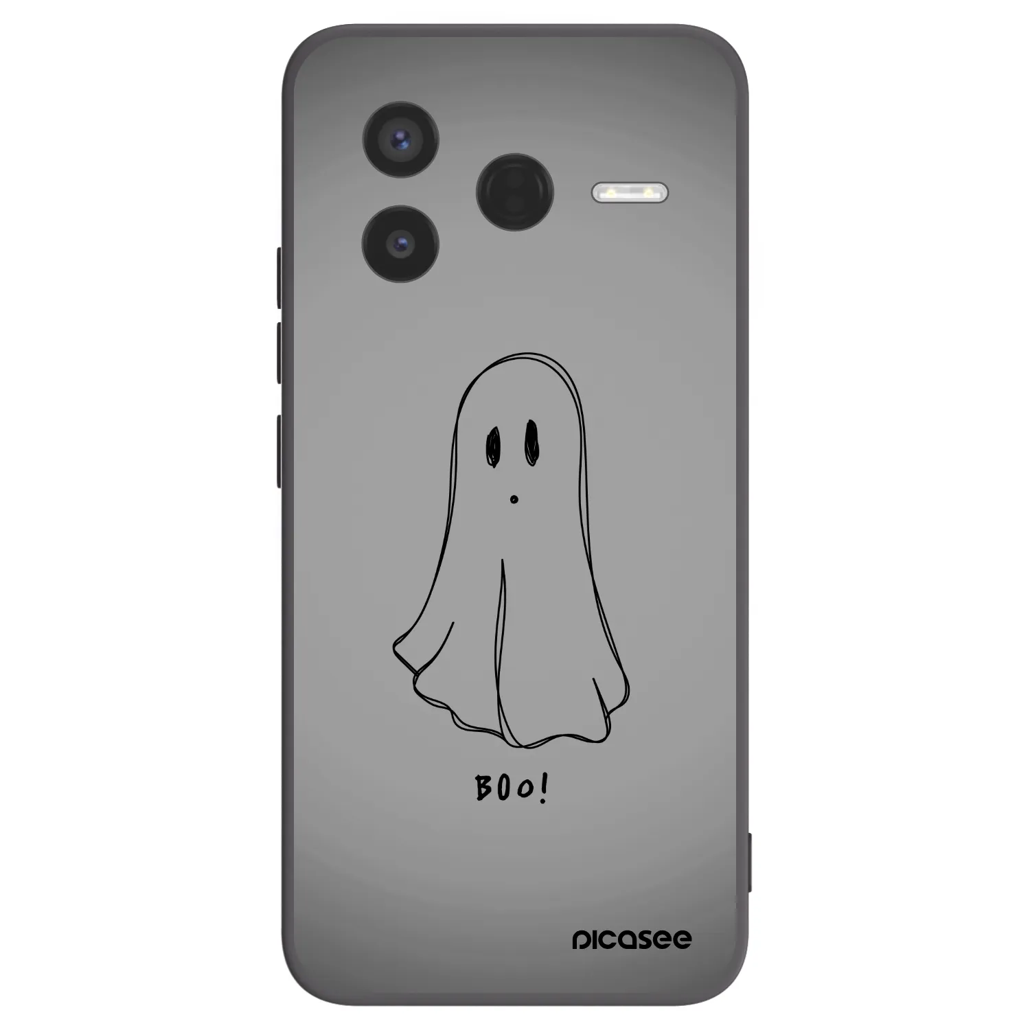Picasee Μαύρη θήκη σιλικόνης για Xiaomi Poco F7 Pro 5G - Ghost
