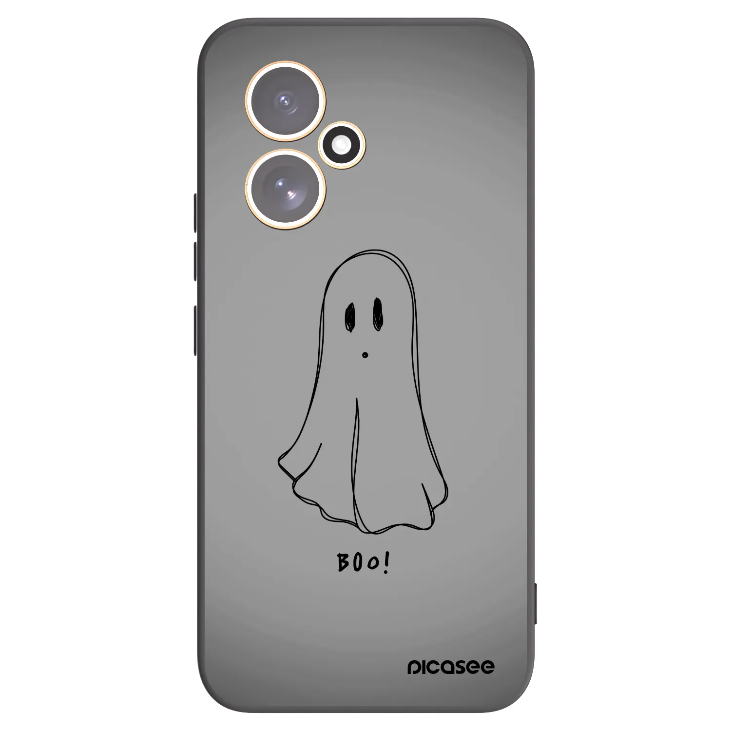 Picasee Μαύρη θήκη σιλικόνης για Honor 400 5G - Ghost