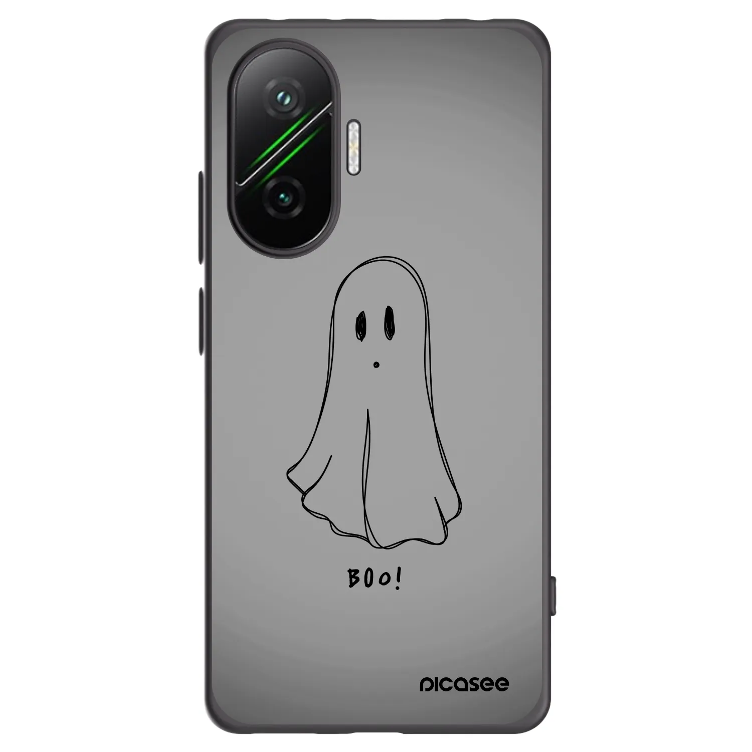 Picasee Μαύρη θήκη σιλικόνης για Xiaomi Poco F7 5G - Ghost