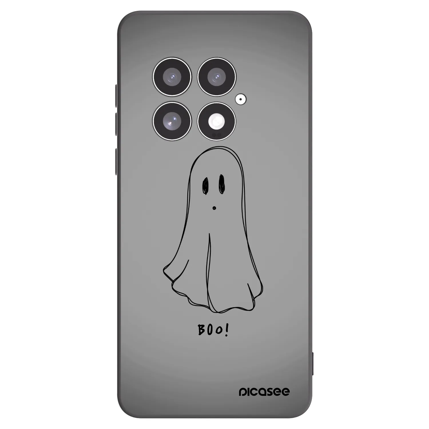 Picasee Μαύρη θήκη σιλικόνης για OnePlus 13 5G - Ghost