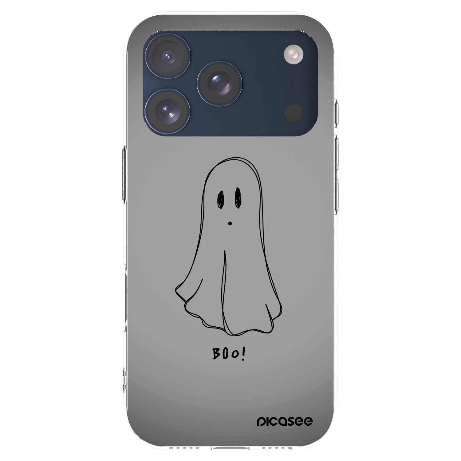 Picasee διαφανής θήκη σιλικόνης Apple iPhone 17 Pro - Ghost