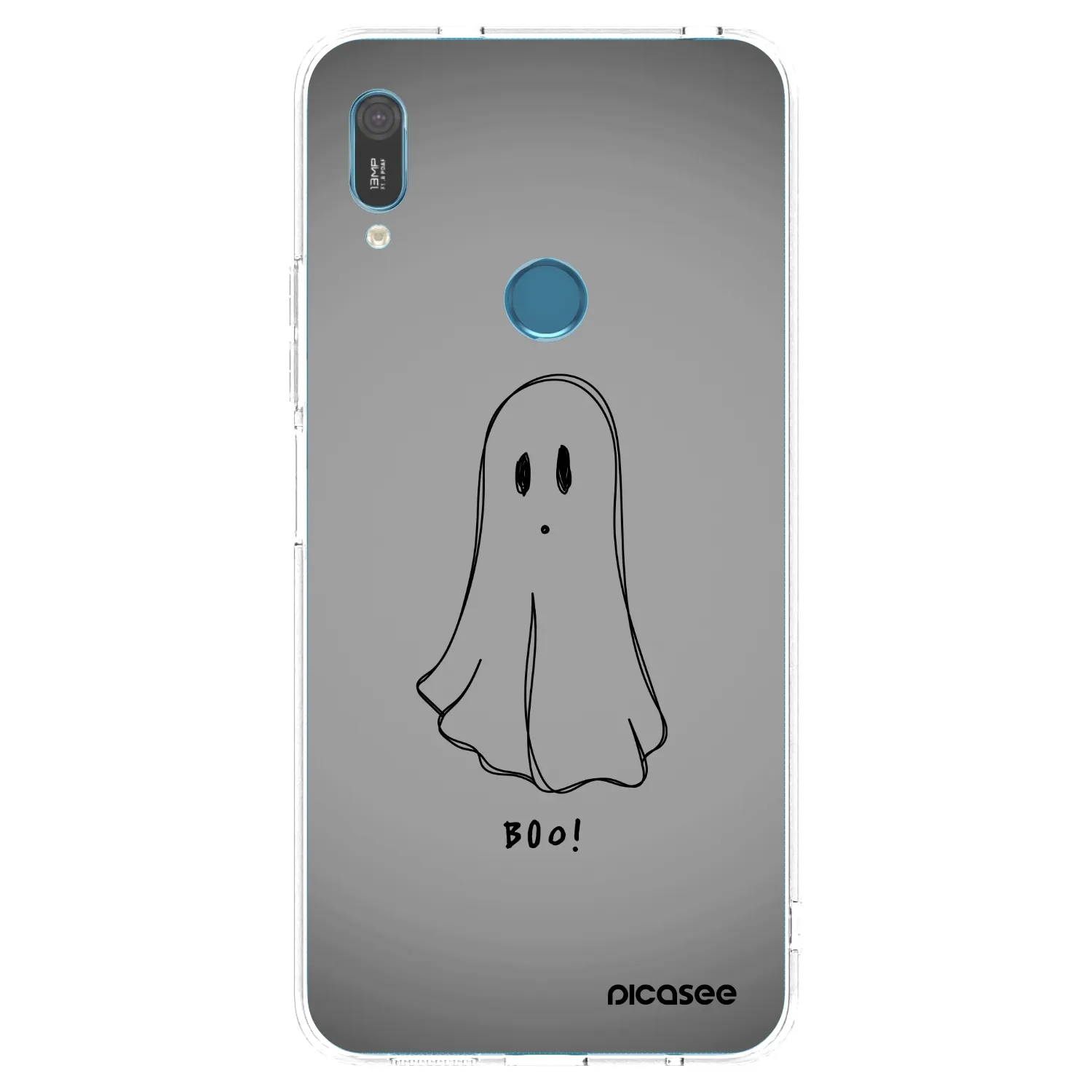 Picasee διαφανής θήκη σιλικόνης Huawei Y6 2019 - Ghost