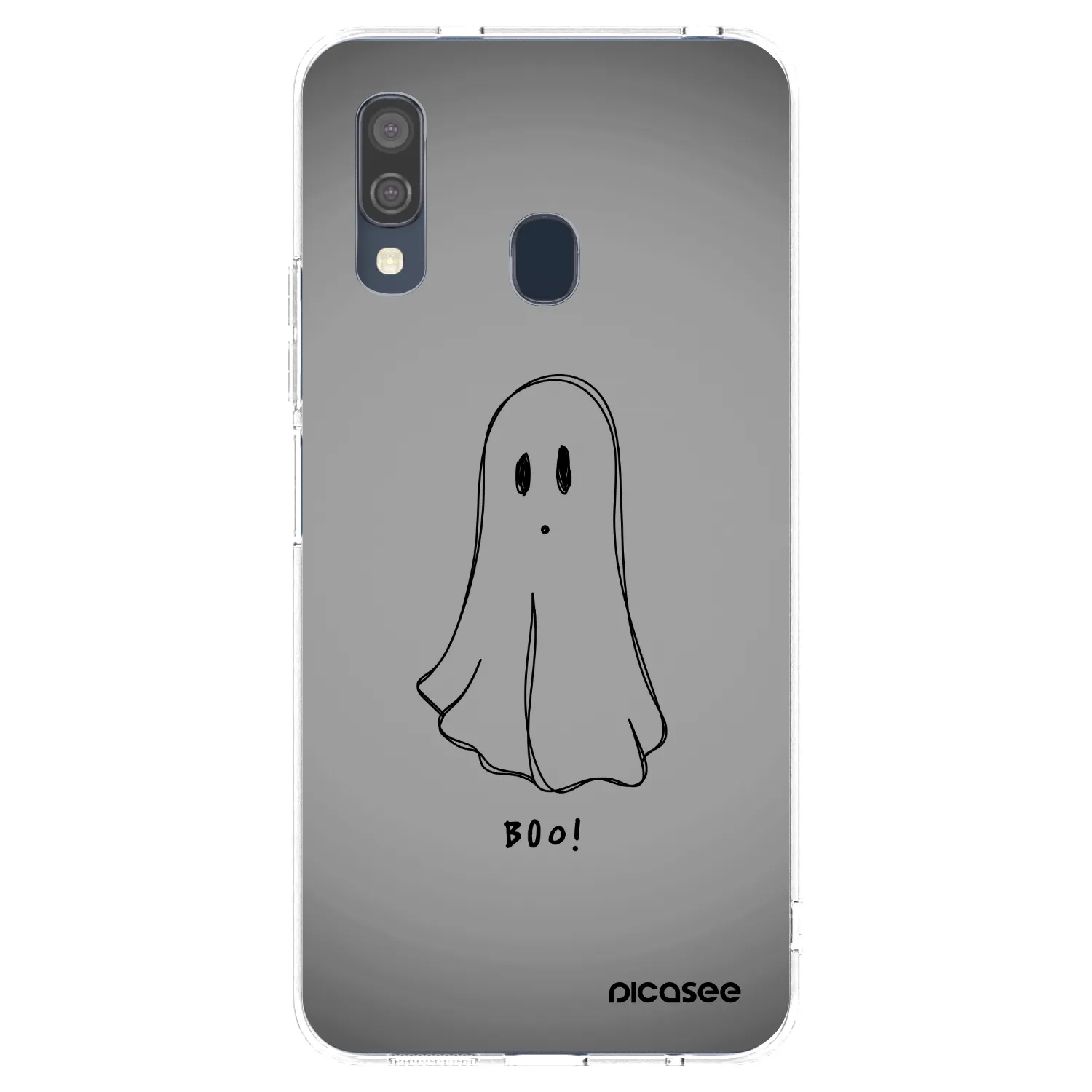 Picasee διαφανής θήκη σιλικόνης Samsung Galaxy A40 A405F - Ghost