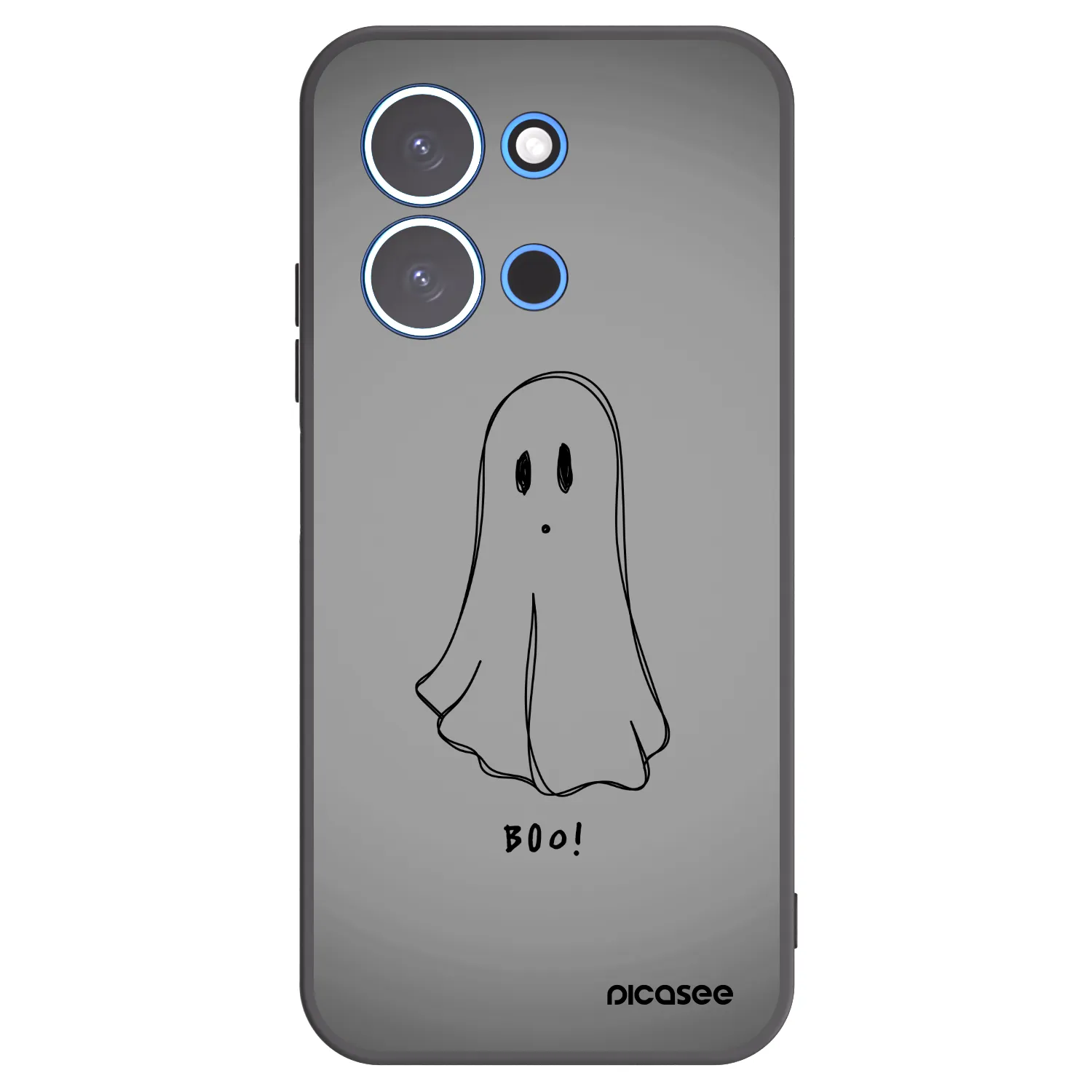 Picasee Μαύρη θήκη σιλικόνης για Xiaomi Redmi 15C 4G - Ghost