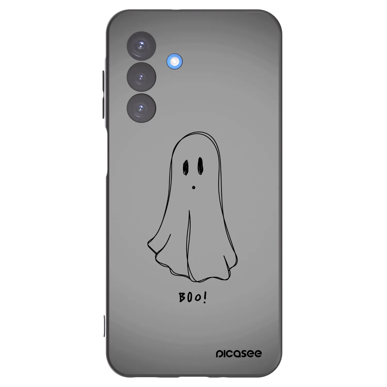 Picasee Μαύρη θήκη σιλικόνης για Samsung Galaxy A17 5G - Ghost