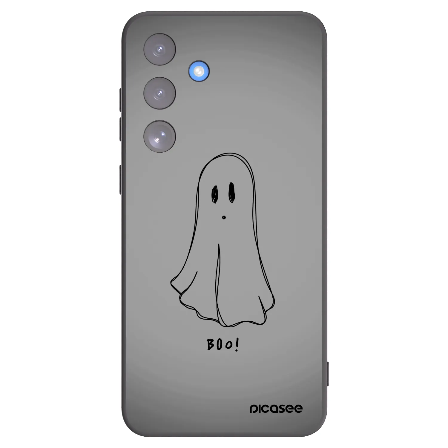 Picasee Μαύρη θήκη σιλικόνης για Samsung Galaxy S25 FE 5G - Ghost