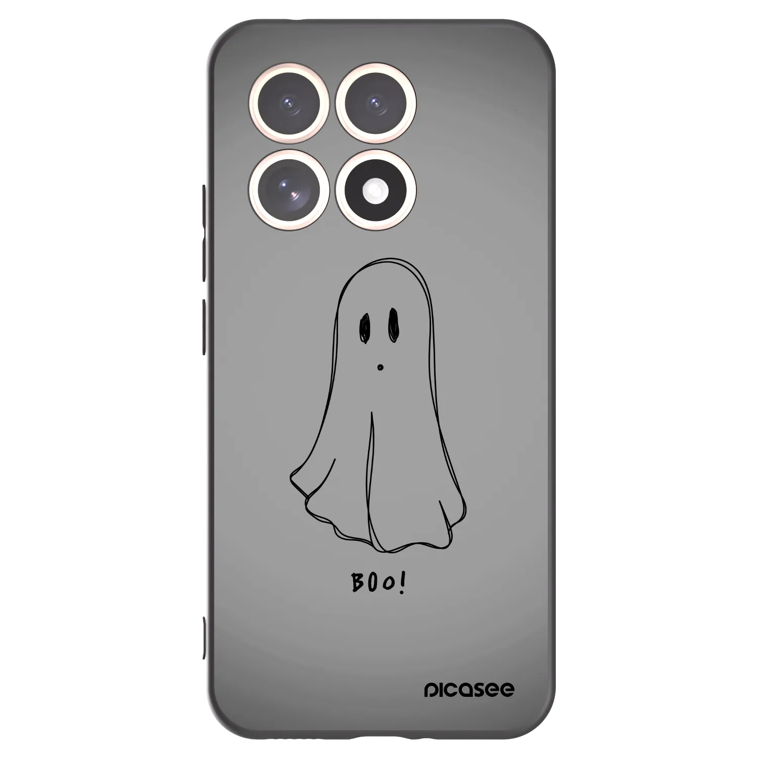 Picasee Μαύρη θήκη σιλικόνης για Xiaomi 15T - Ghost