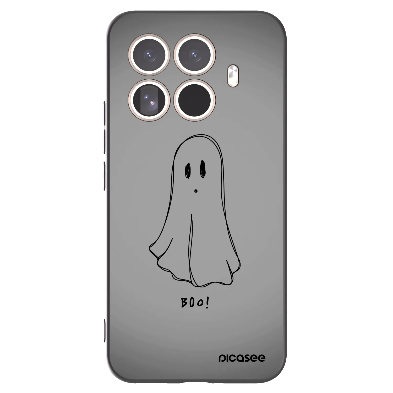 Picasee Μαύρη θήκη σιλικόνης για Xiaomi 15T Pro - Ghost