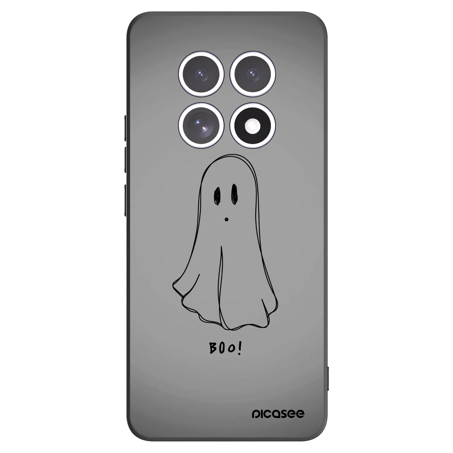 Picasee Μαύρη θήκη σιλικόνης για Xiaomi Redmi Note 15 4G - Ghost