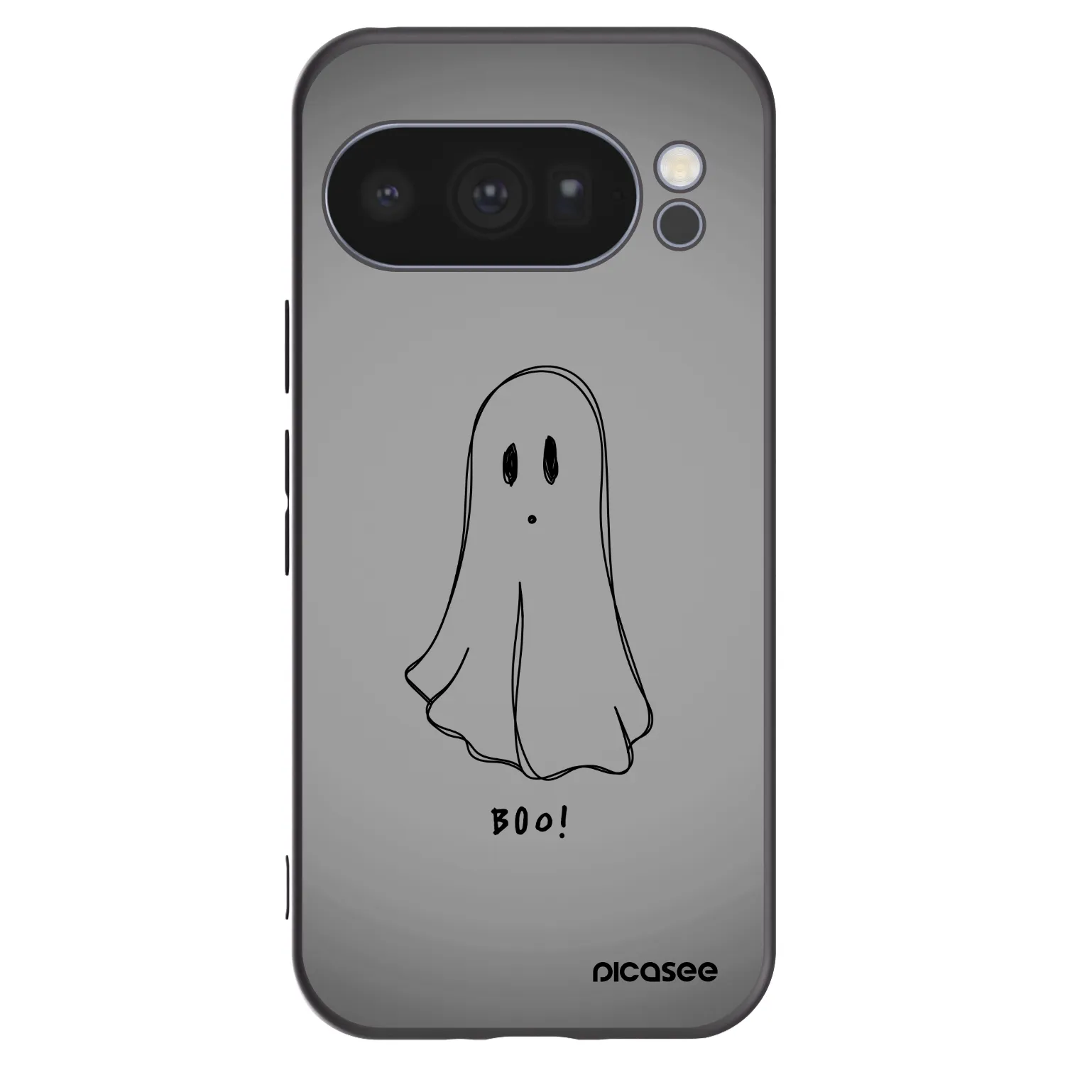Picasee Μαύρη θήκη σιλικόνης για Google Pixel 10 Pro - Ghost