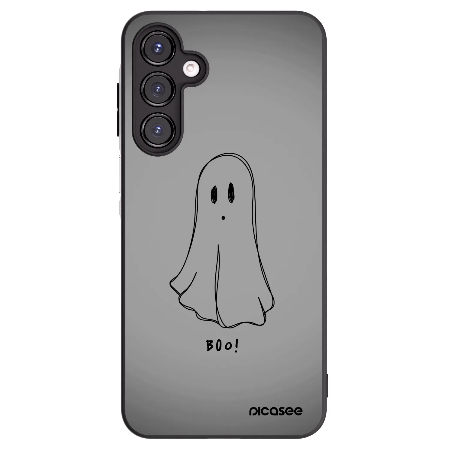 Picasee Μαύρη θήκη σιλικόνης για Samsung Galaxy A16 4G - Ghost