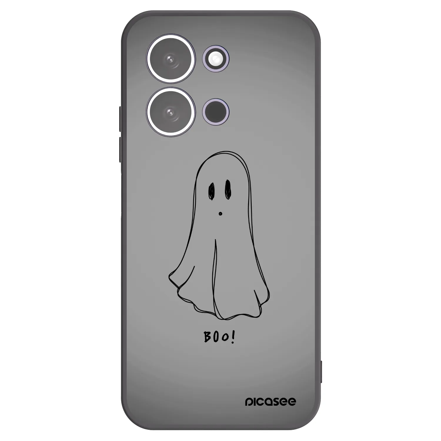 Picasee Μαύρη θήκη σιλικόνης για Xiaomi Redmi 15C 5G - Ghost