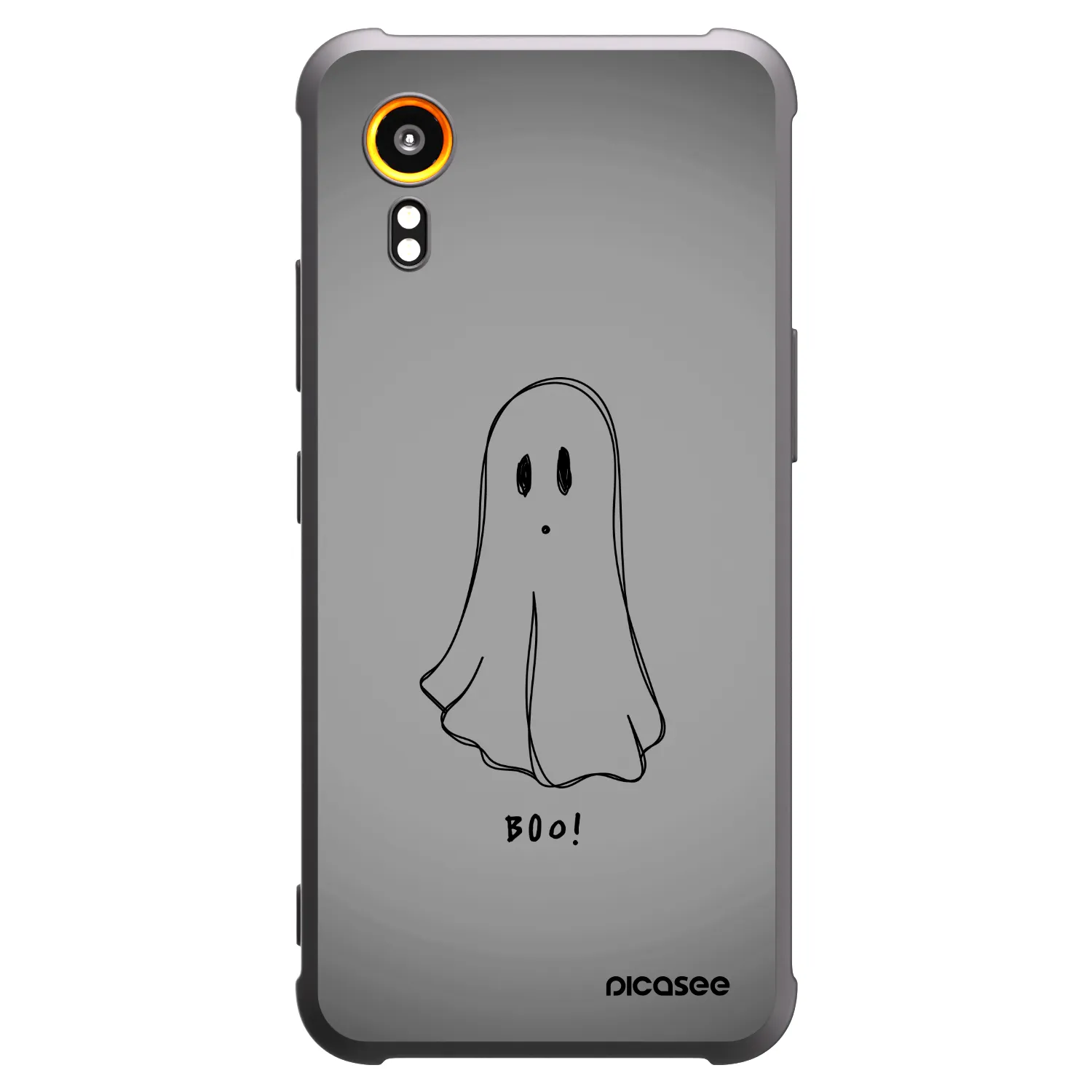 Picasee Μαύρη θήκη σιλικόνης για Samsung Galaxy XCover 7 - Ghost