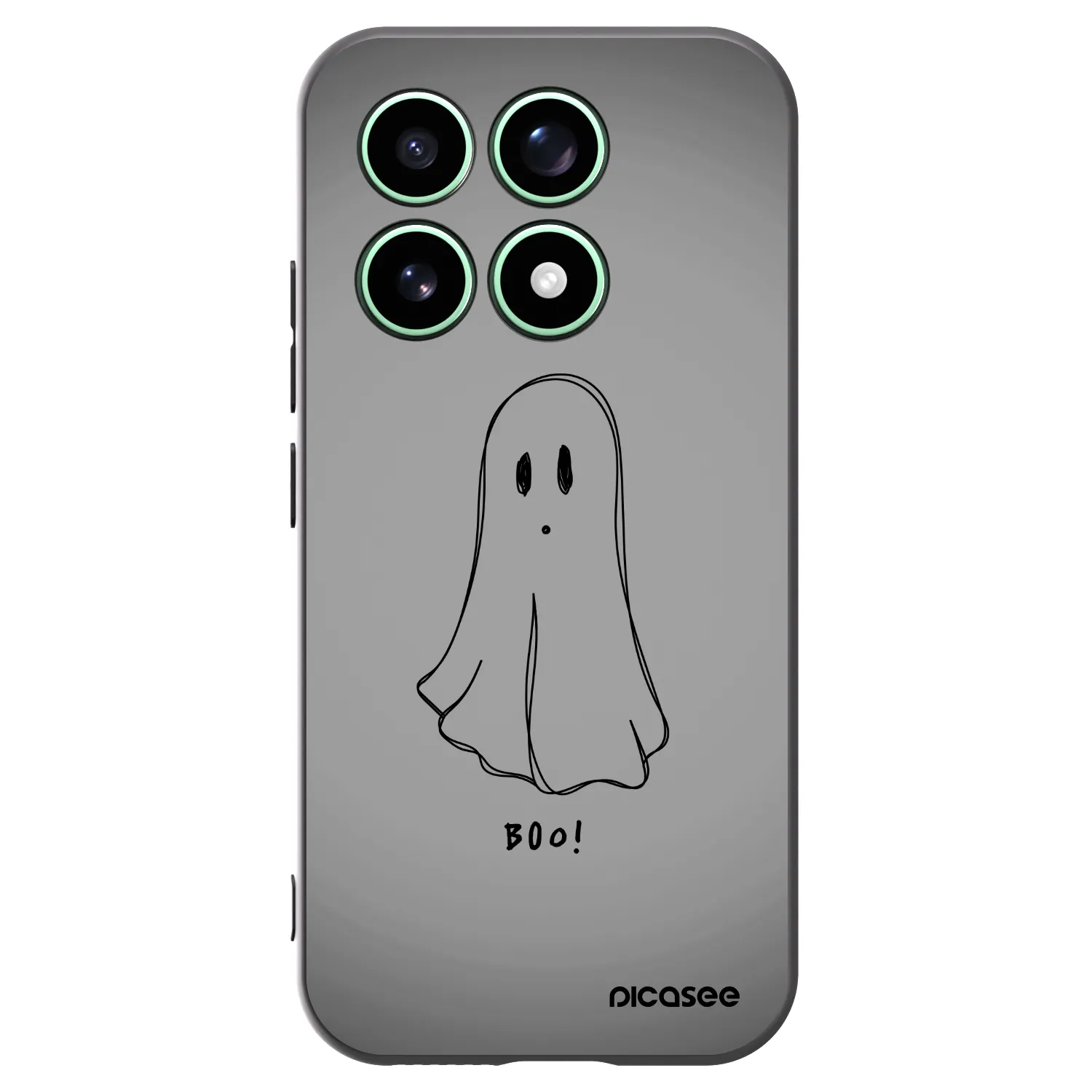 Picasee Μαύρη θήκη σιλικόνης για Xiaomi 17 - Ghost