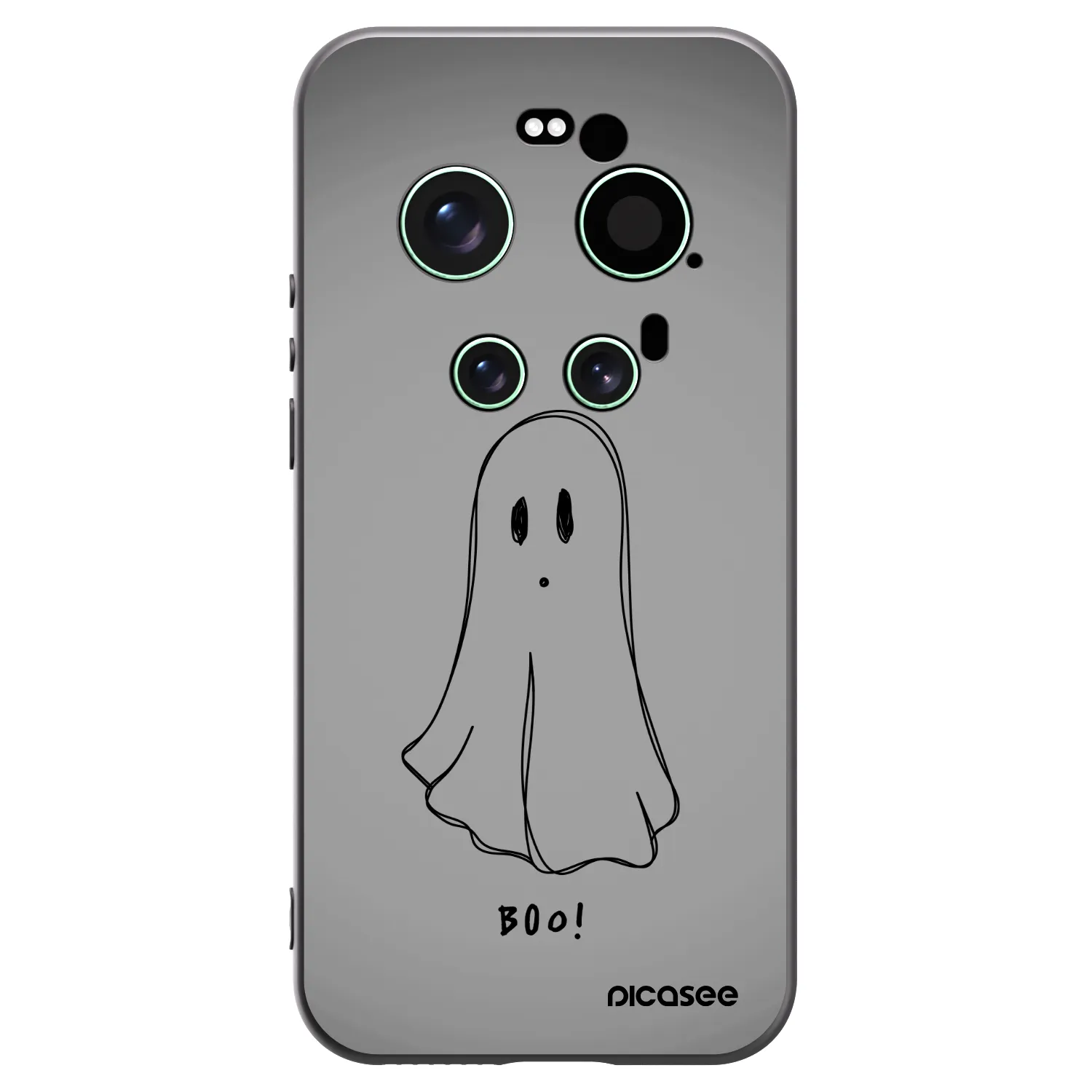 Picasee Μαύρη θήκη σιλικόνης για Xiaomi 17 Ultra - Ghost