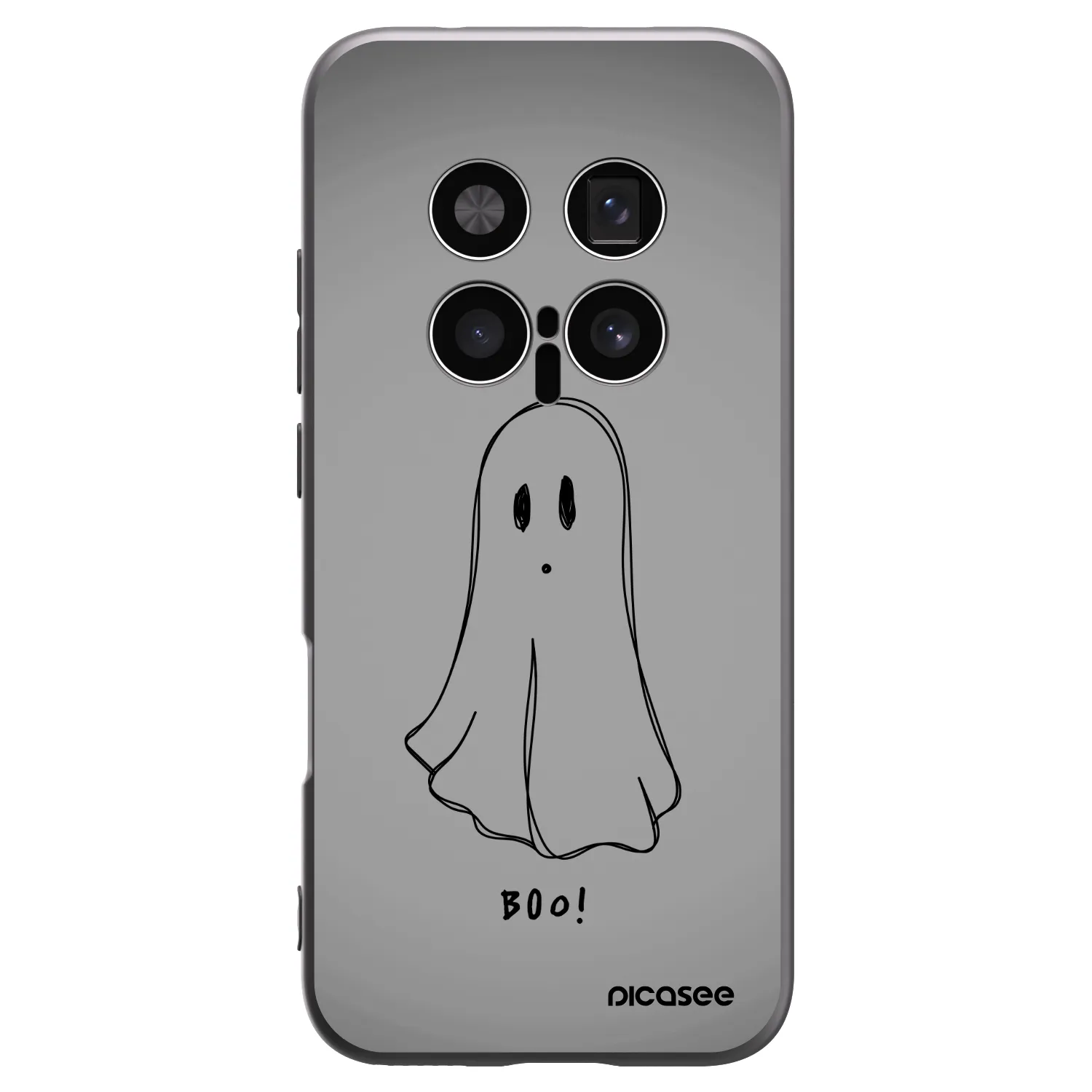 Picasee Μαύρη θήκη σιλικόνης για Honor Magic8 Pro 5G - Ghost