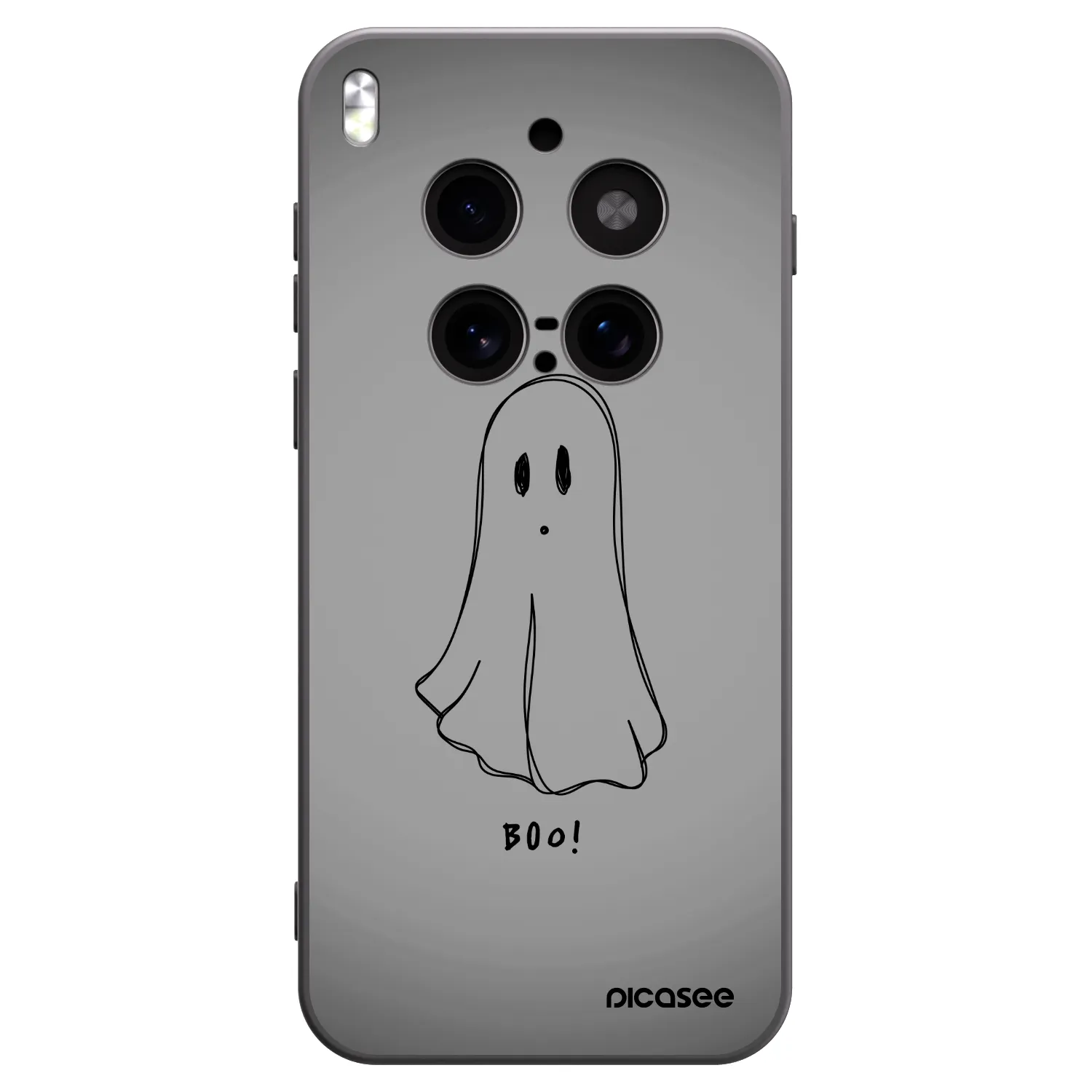 Picasee Μαύρη θήκη σιλικόνης για Vivo X300 Pro - Ghost
