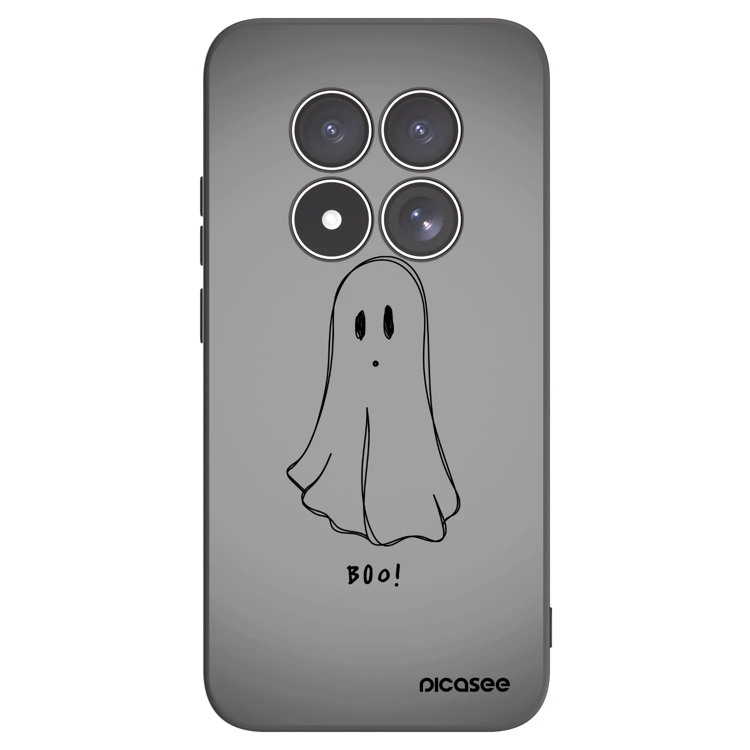Picasee Μαύρη θήκη σιλικόνης για Xiaomi Redmi Note 15 Pro 5G - Ghost