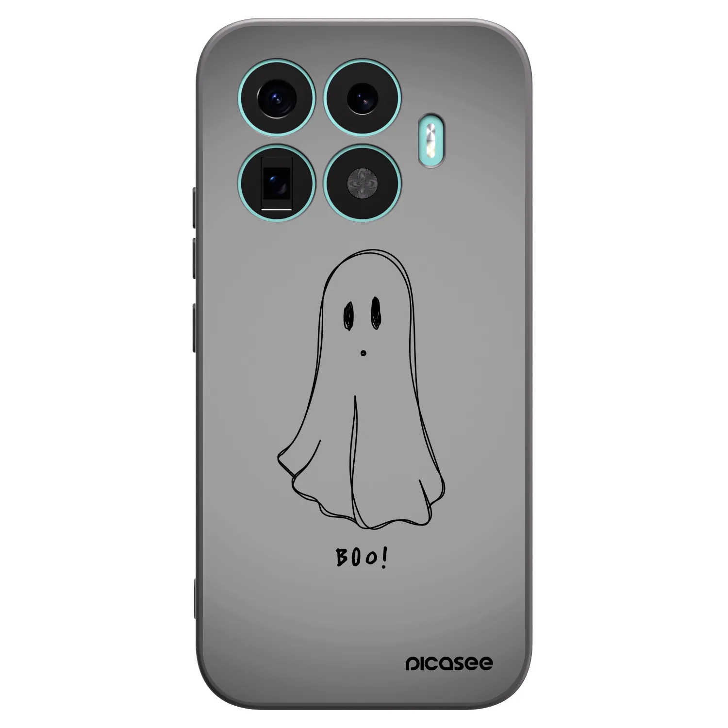 Picasee Μαύρη θήκη σιλικόνης για Xiaomi 17T - Ghost