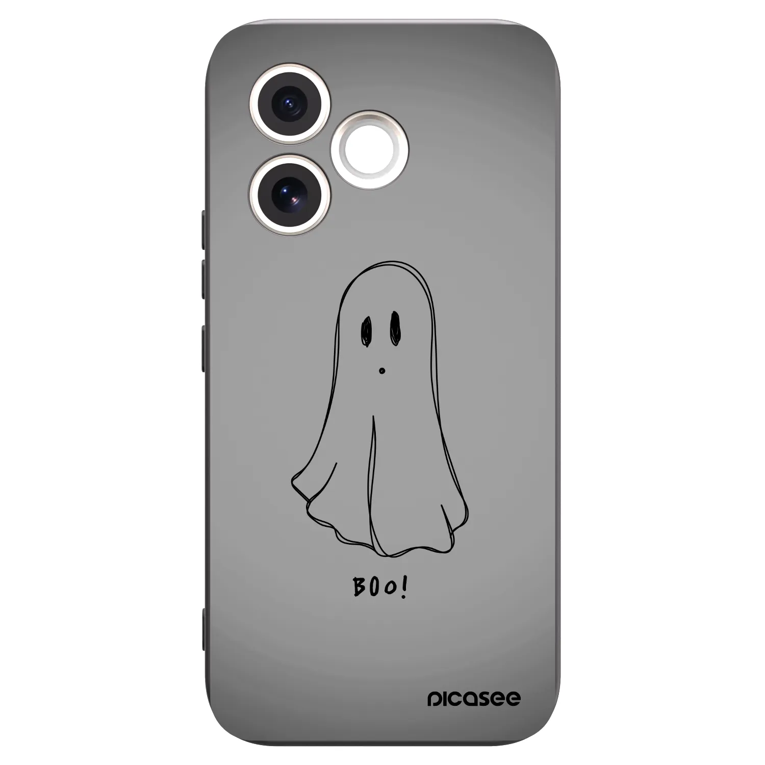 Picasee Μαύρη θήκη σιλικόνης για Honor 600 Lite - Ghost
