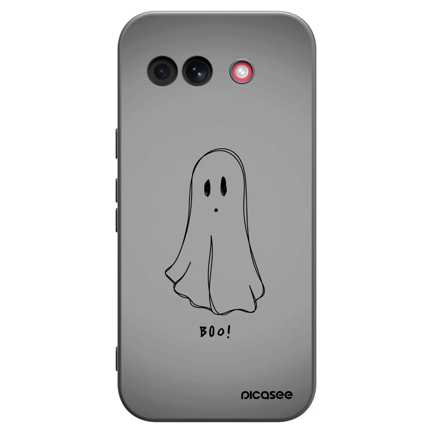 Picasee Μαύρη θήκη σιλικόνης για Google Pixel 10a - Ghost