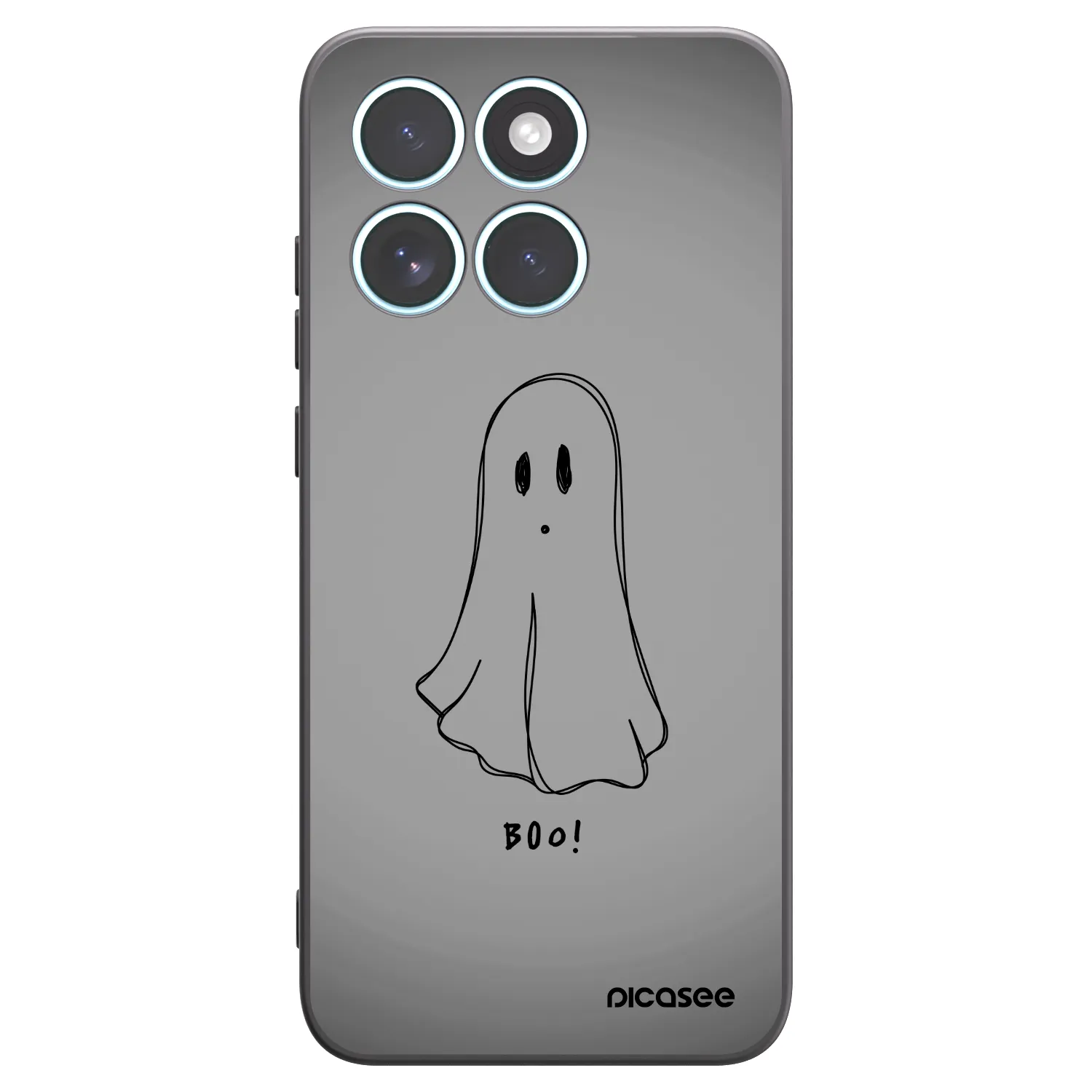 Picasee Μαύρη θήκη σιλικόνης για Motorola Edge 70 Fusion - Ghost