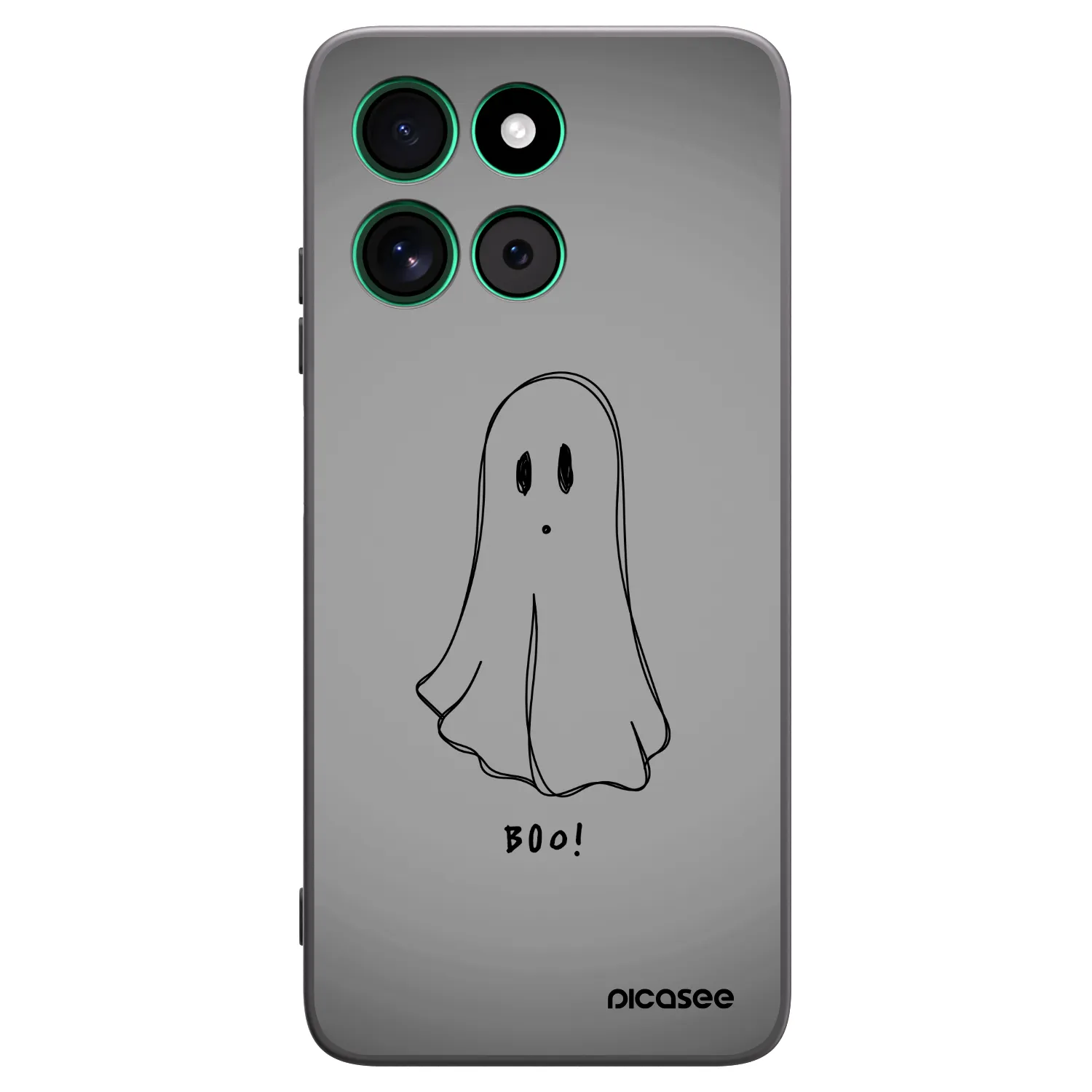 Picasee Μαύρη θήκη σιλικόνης για Motorola Moto G57 Power - Ghost