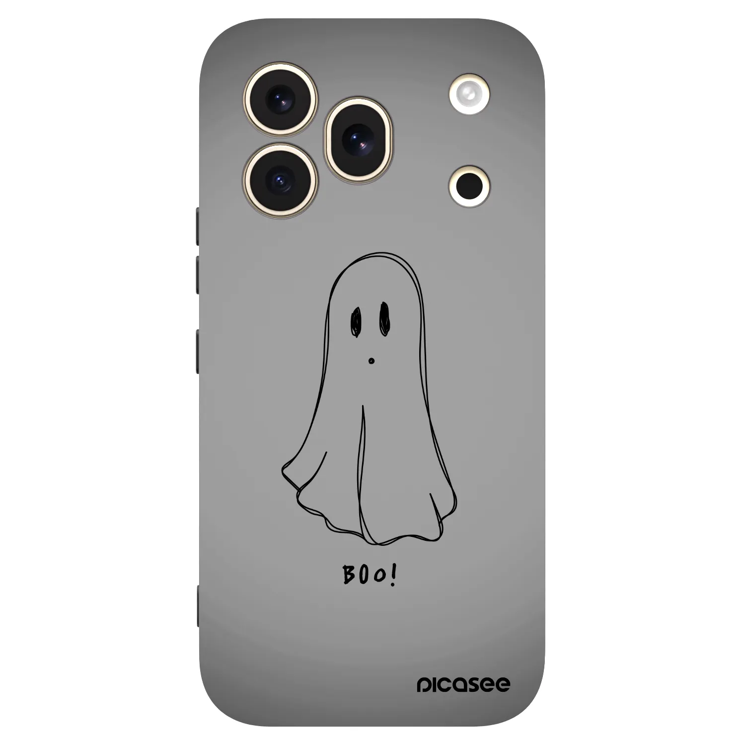 Picasee Μαύρη θήκη σιλικόνης για Honor 600 Pro - Ghost