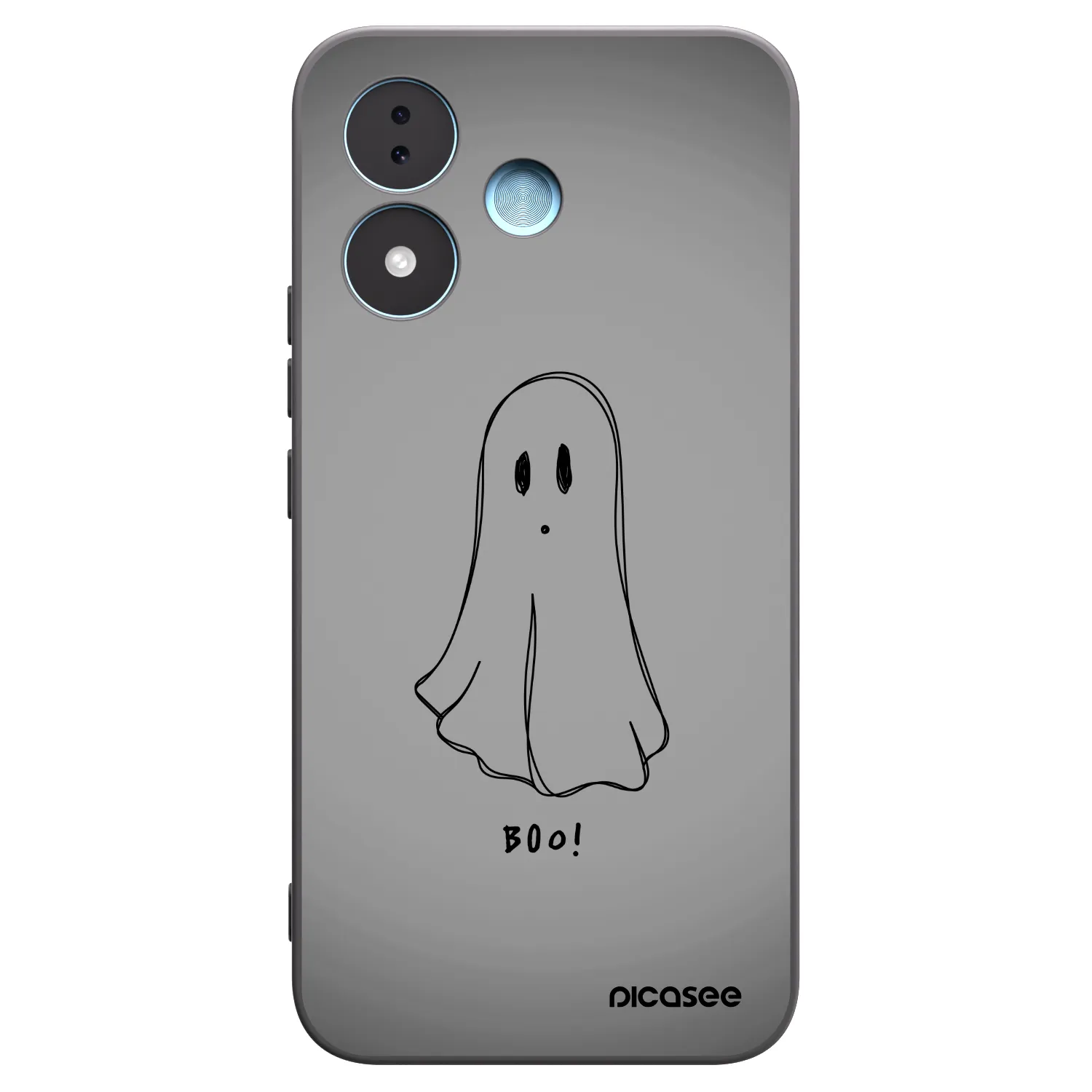 Picasee Μαύρη θήκη σιλικόνης για Xiaomi Redmi Note 17 5G - Ghost
