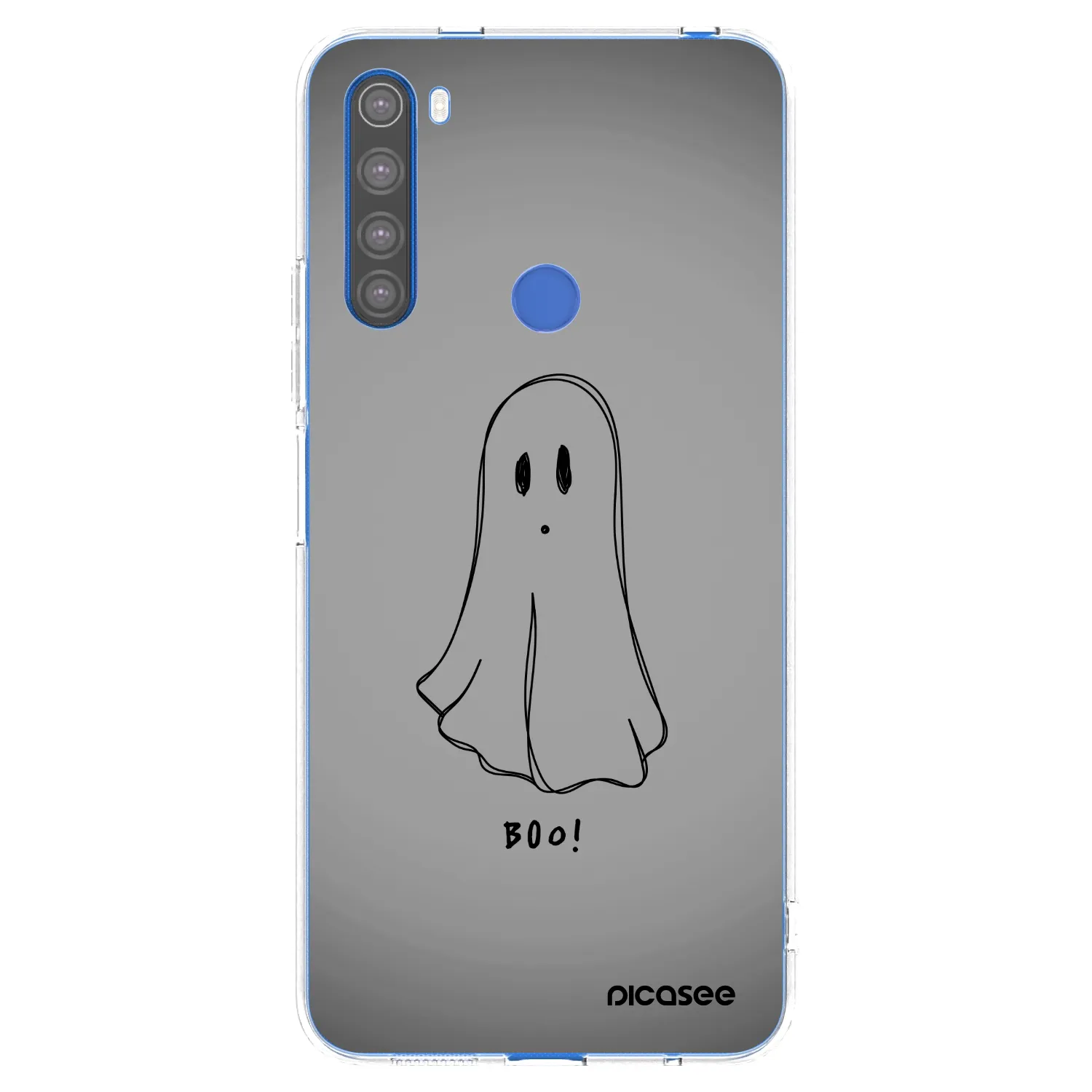 Picasee διαφανής θήκη σιλικόνης Xiaomi Redmi Note 8T - Ghost