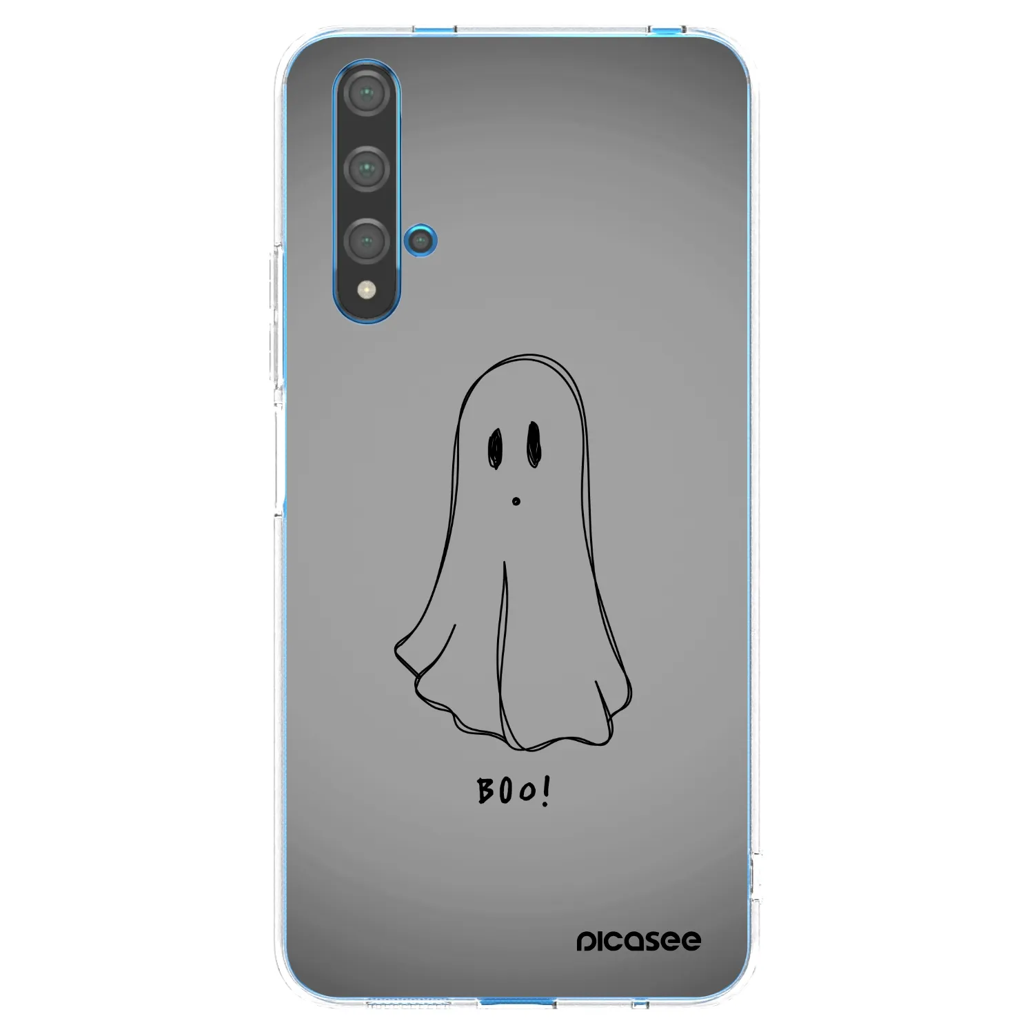 Picasee διαφανής θήκη σιλικόνης Huawei Nova 5T - Ghost