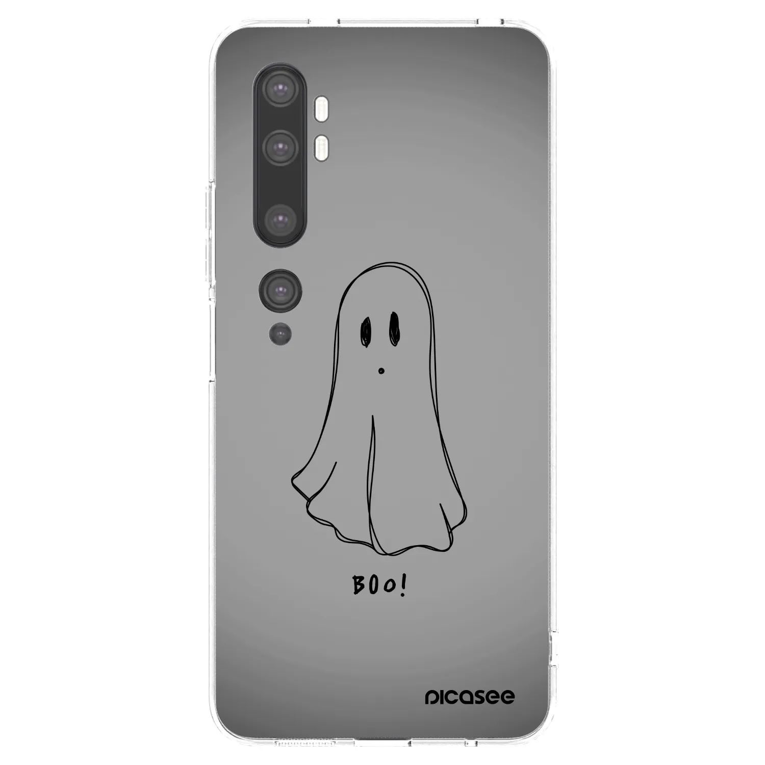 Picasee διαφανής θήκη σιλικόνης Xiaomi Mi Note 10 (Pro) - Ghost