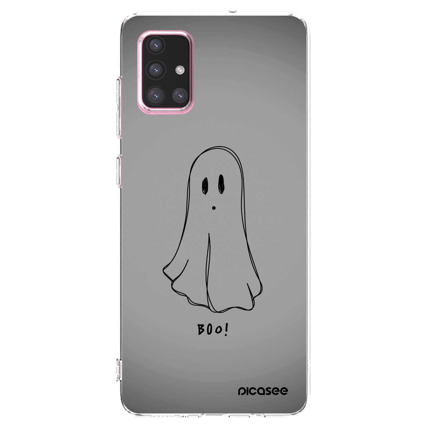 Picasee διαφανής θήκη σιλικόνης Samsung Galaxy A71 A715F - Ghost