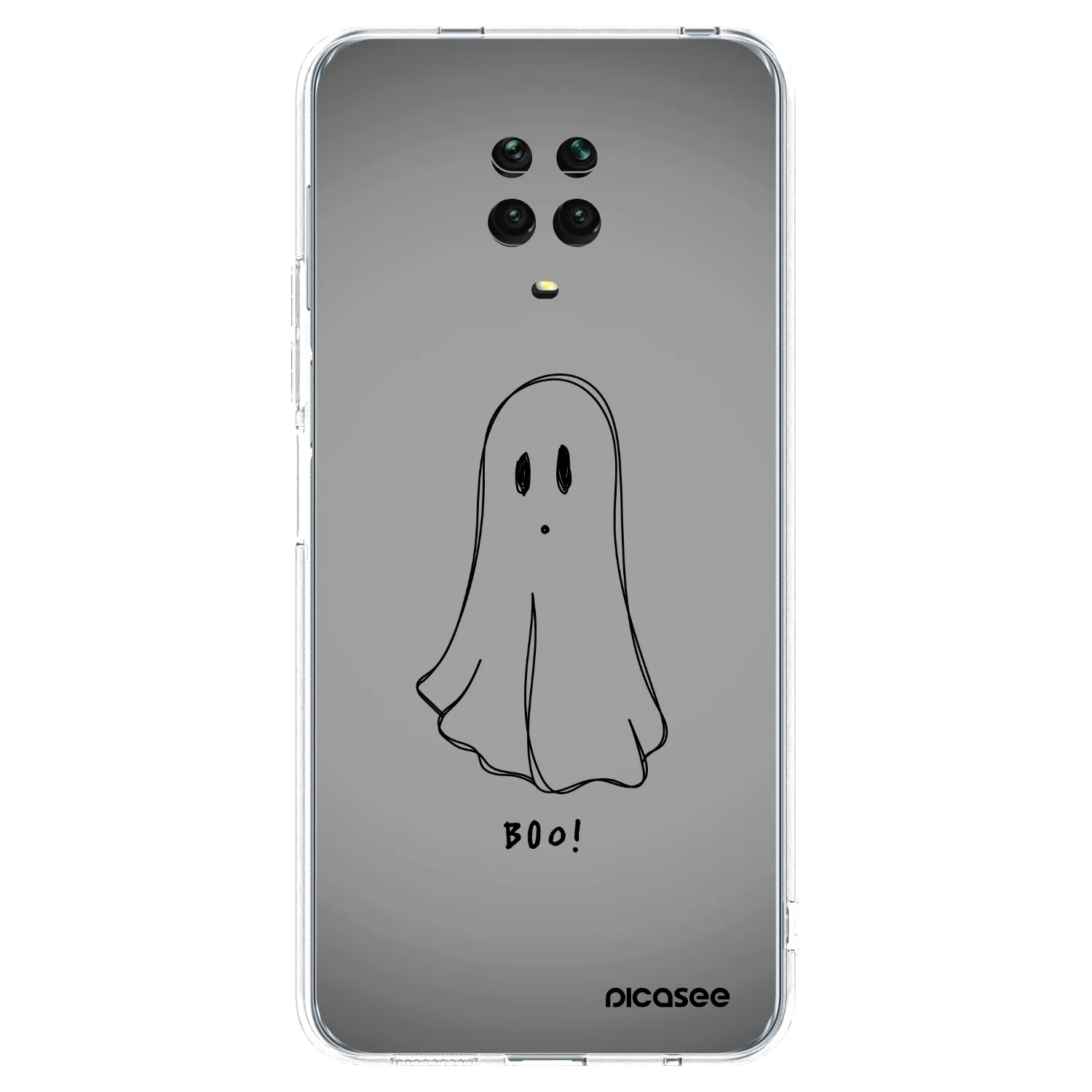 Picasee διαφανής θήκη σιλικόνης Xiaomi Redmi Note 9 Pro - Ghost