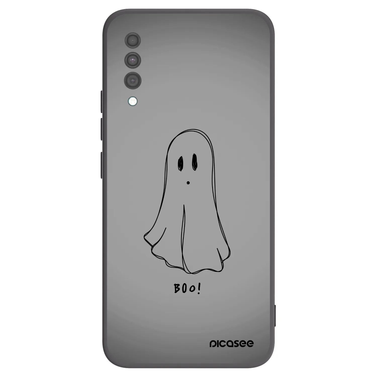 Picasee Μαύρη θήκη σιλικόνης για Samsung Galaxy A30s A307F - Ghost