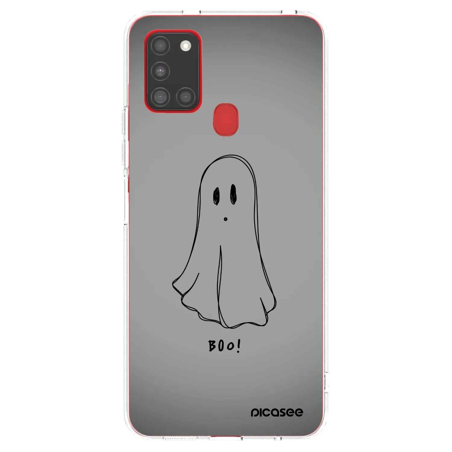 Picasee διαφανής θήκη σιλικόνης Samsung Galaxy A21s - Ghost